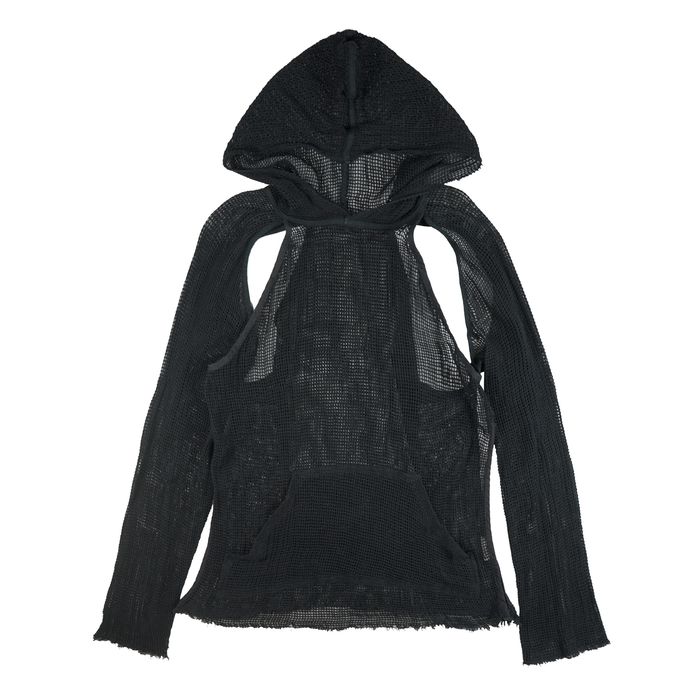 Raf Simons SS03 Mesh Cutout Hoodie Grailed