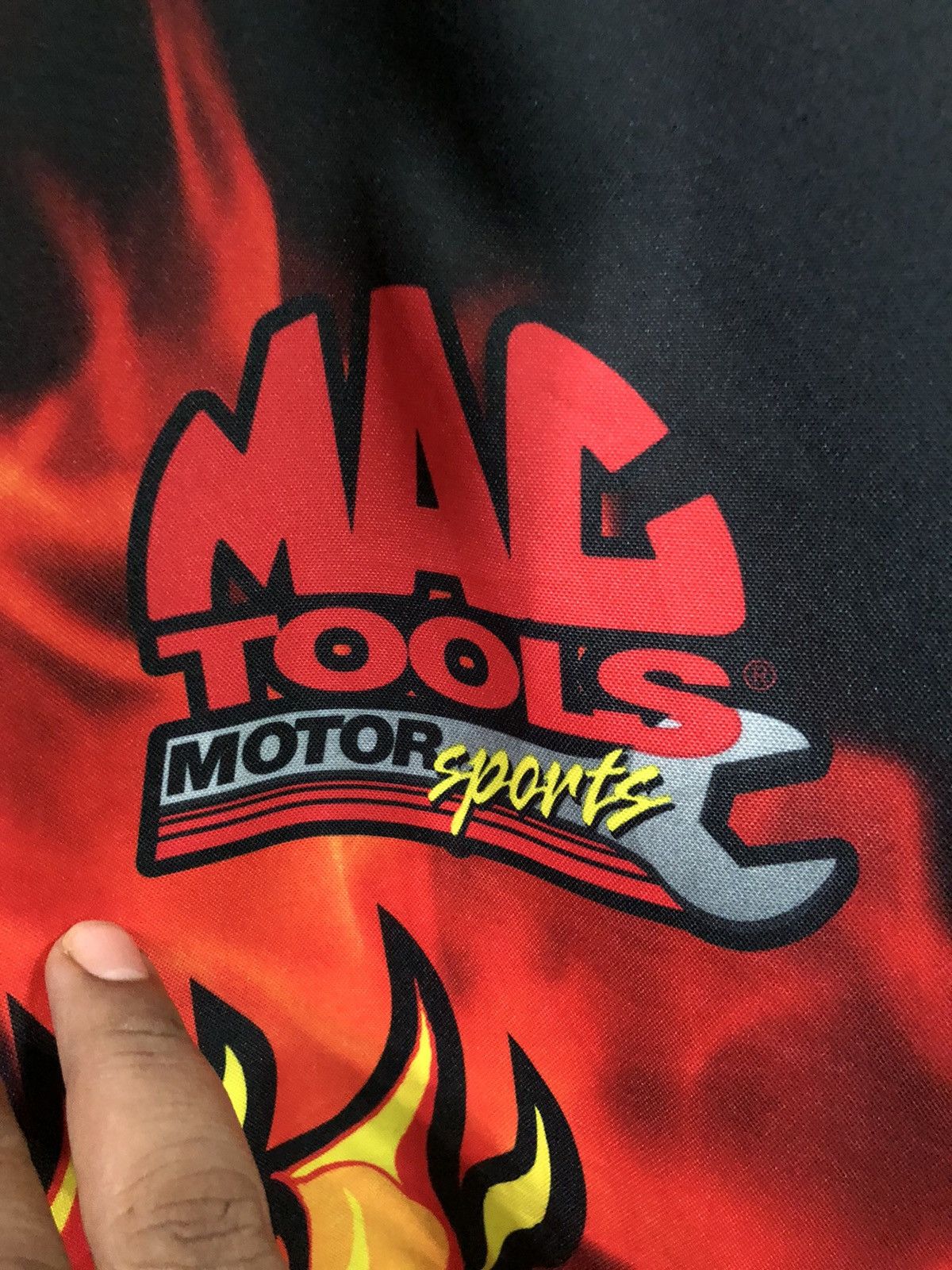 NASCAR × Swingster × Vintage Vintage Mac Tools Motorsport Flames Swingster Racing Jacket Size US XXL / EU 58 / 5 - 4 Thumbnail