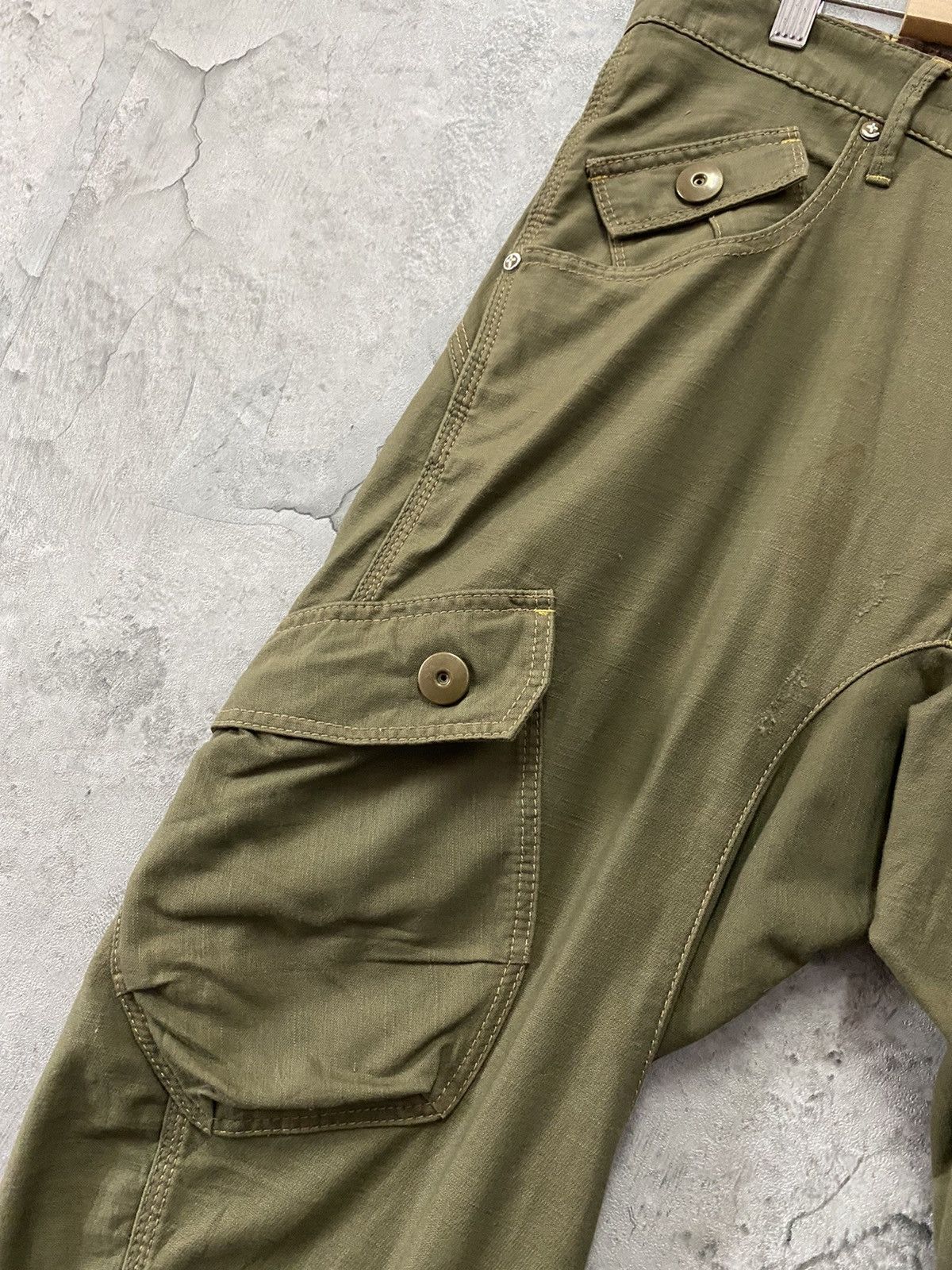 Edwin × Japanese Brand Vintage Edwin Japan Cargo Parachute Twisted Seam Baggy Pants Size US 34 / EU 50 - 8 Thumbnail