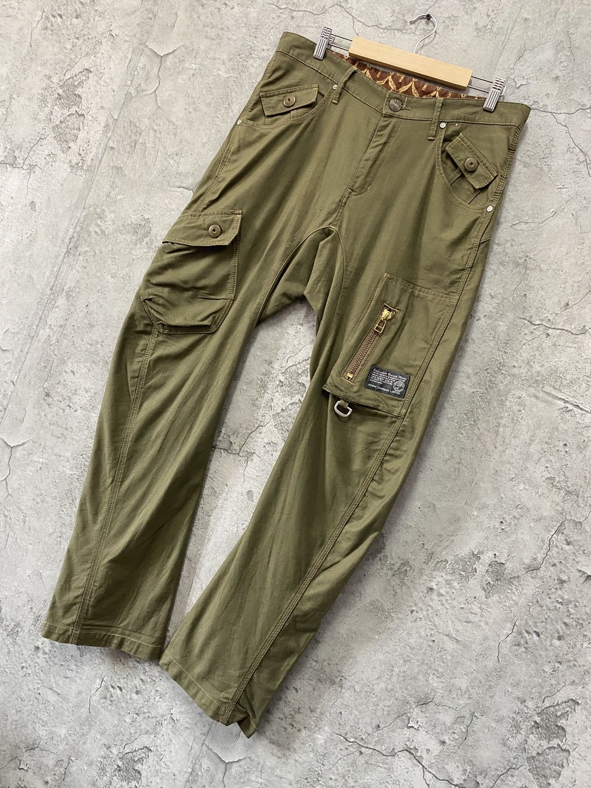 Edwin × Japanese Brand Vintage Edwin Japan Cargo Parachute Twisted Seam Baggy Pants Size US 34 / EU 50 - 2 Thumbnail