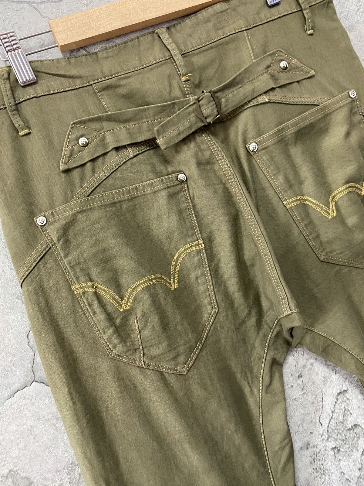 Edwin × Japanese Brand Vintage Edwin Japan Cargo Parachute Twisted Seam Baggy Pants Size US 34 / EU 50 - 17 Thumbnail