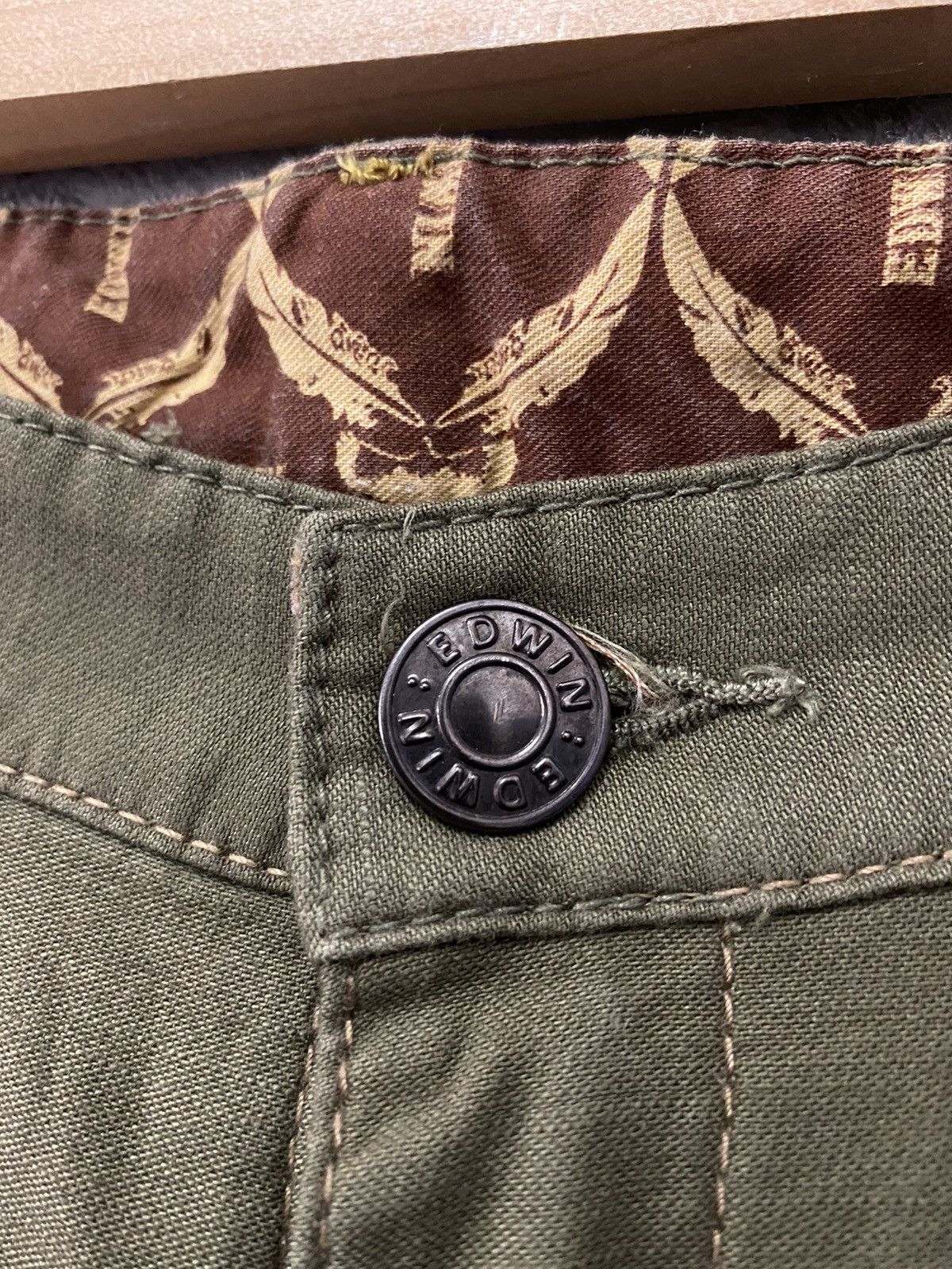 Edwin × Japanese Brand Vintage Edwin Japan Cargo Parachute Twisted Seam Baggy Pants Size US 34 / EU 50 - 18 Thumbnail