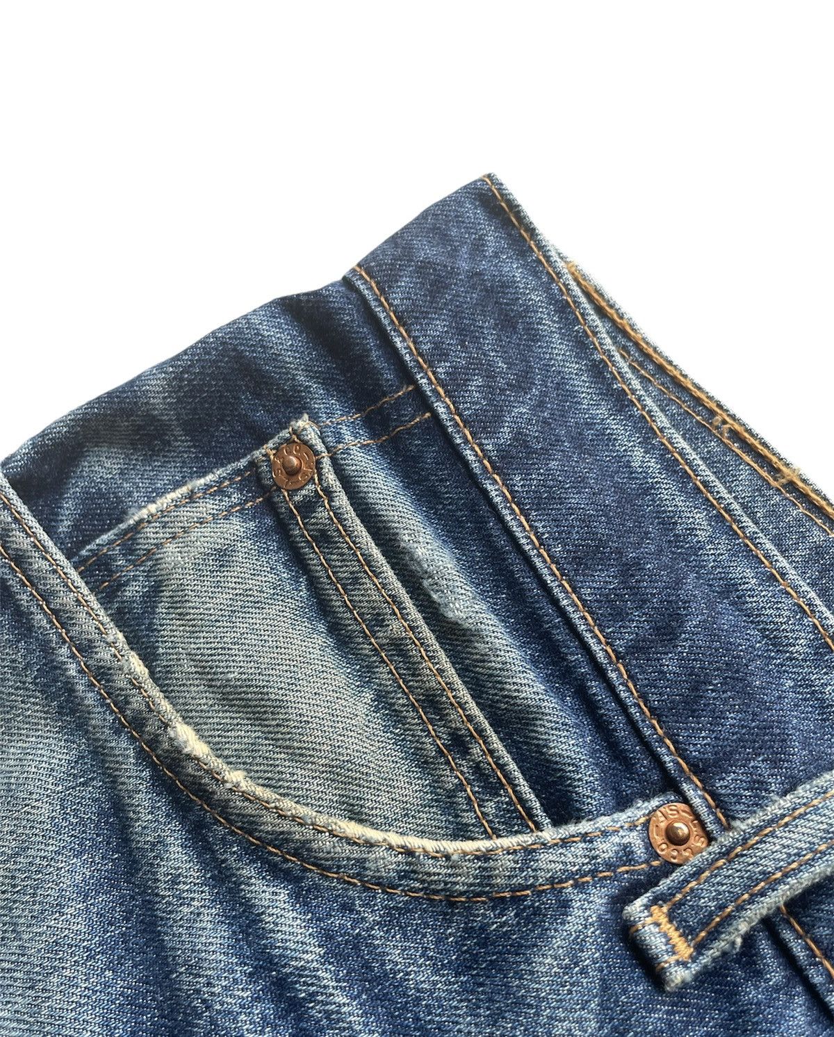 If Six Was Nine Levi’s 607 Orange Tag Vintage 1999 Denim Size US 33 - 8 Thumbnail