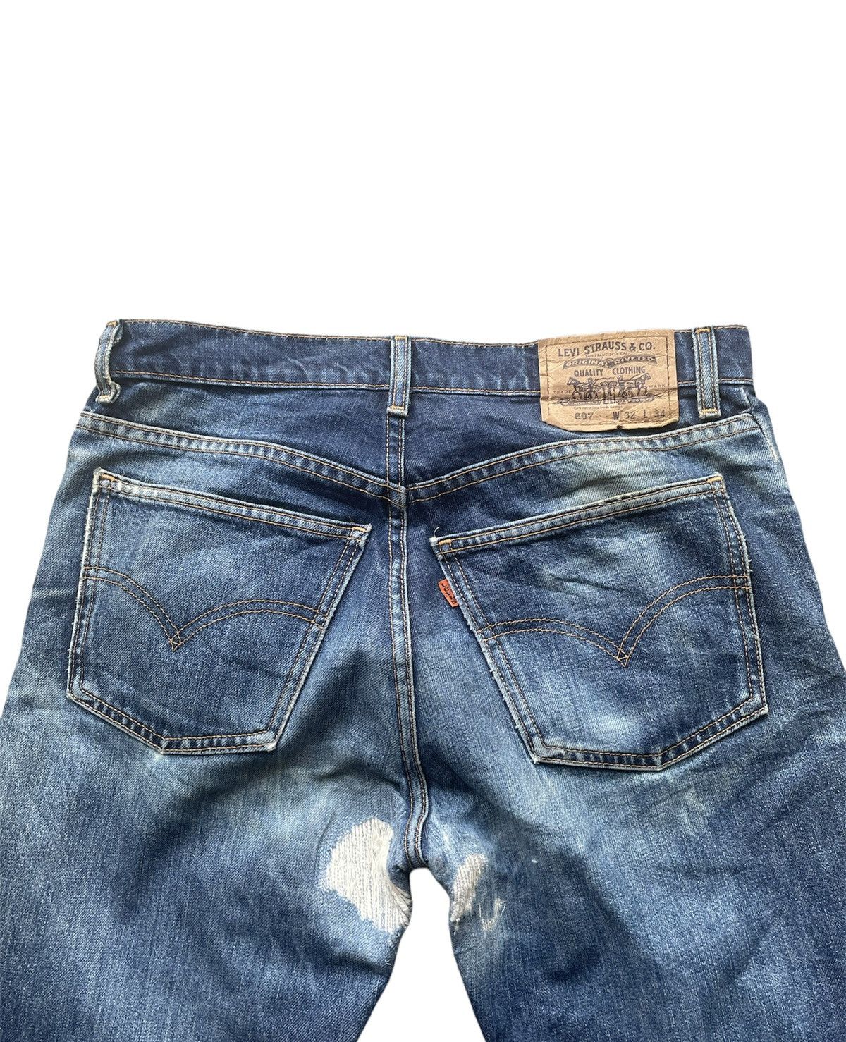 If Six Was Nine Levi’s 607 Orange Tag Vintage 1999 Denim Size US 33 - 11 Thumbnail
