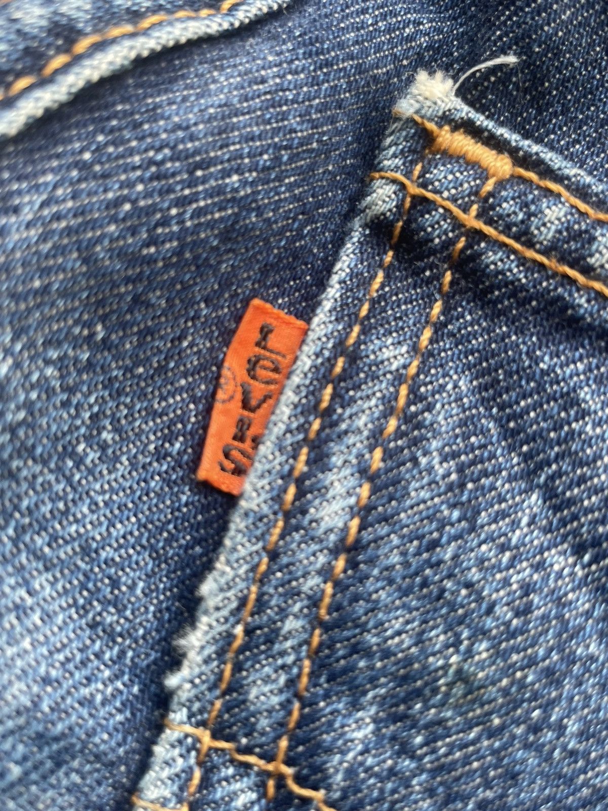 If Six Was Nine Levi’s 607 Orange Tag Vintage 1999 Denim Size US 33 - 17 Thumbnail