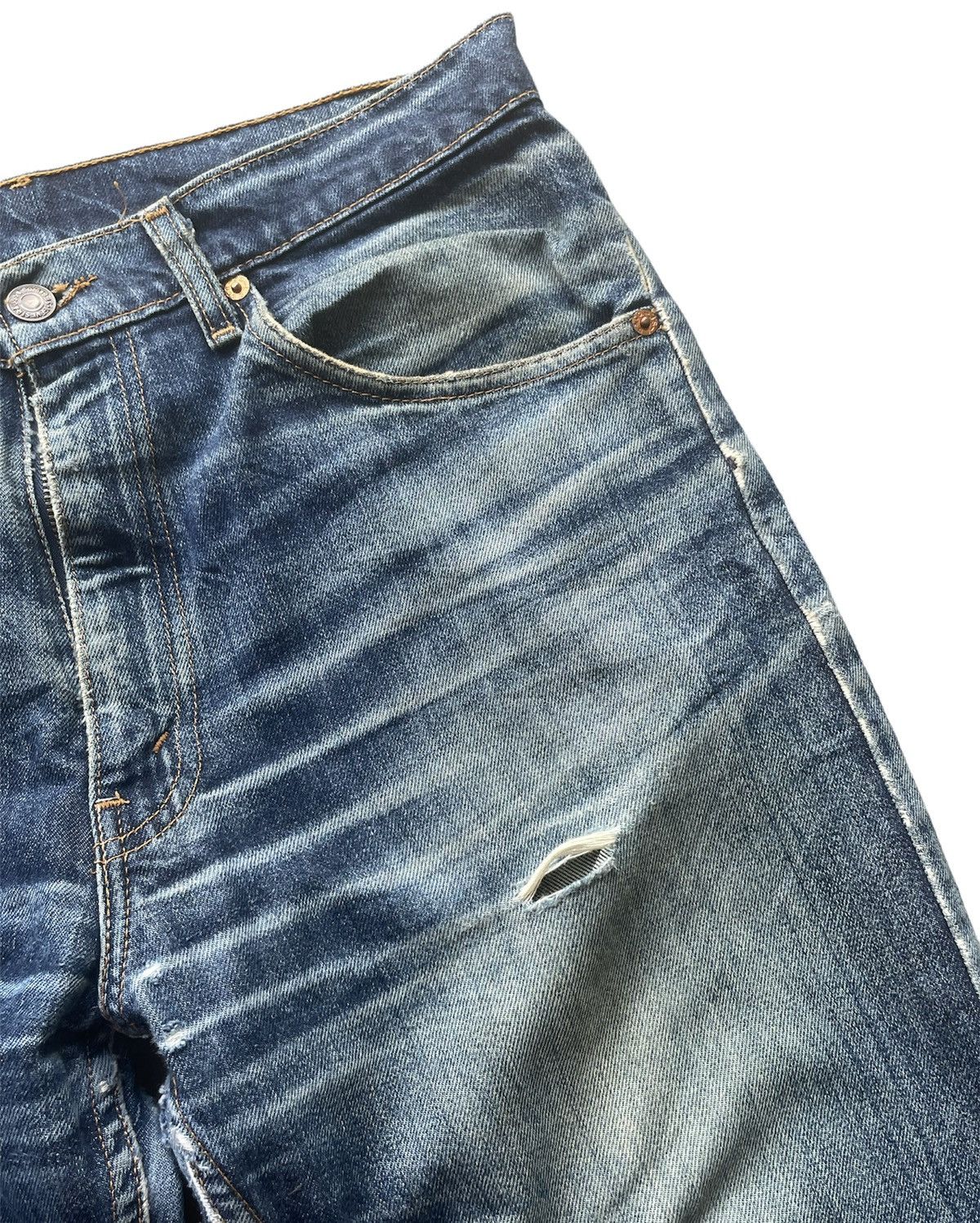 If Six Was Nine Levi’s 607 Orange Tag Vintage 1999 Denim Size US 33 - 6 Thumbnail