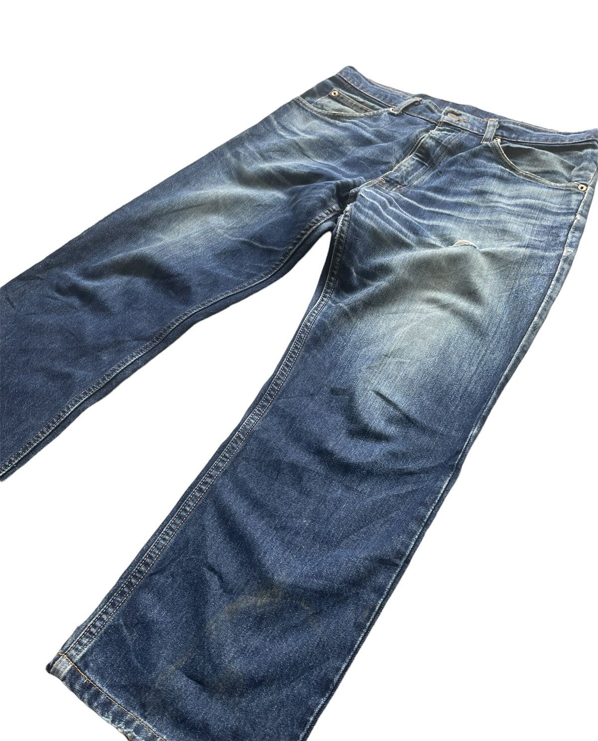 If Six Was Nine Levi’s 607 Orange Tag Vintage 1999 Denim Size US 33 - 3 Thumbnail