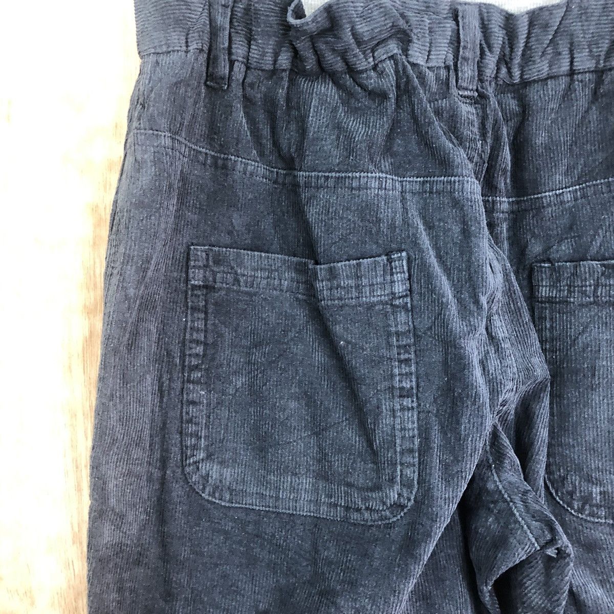 Japanese Brand Japanese Brand Dark Blue Corduroy jogger pants #6200 Size US 27 - 9 Thumbnail