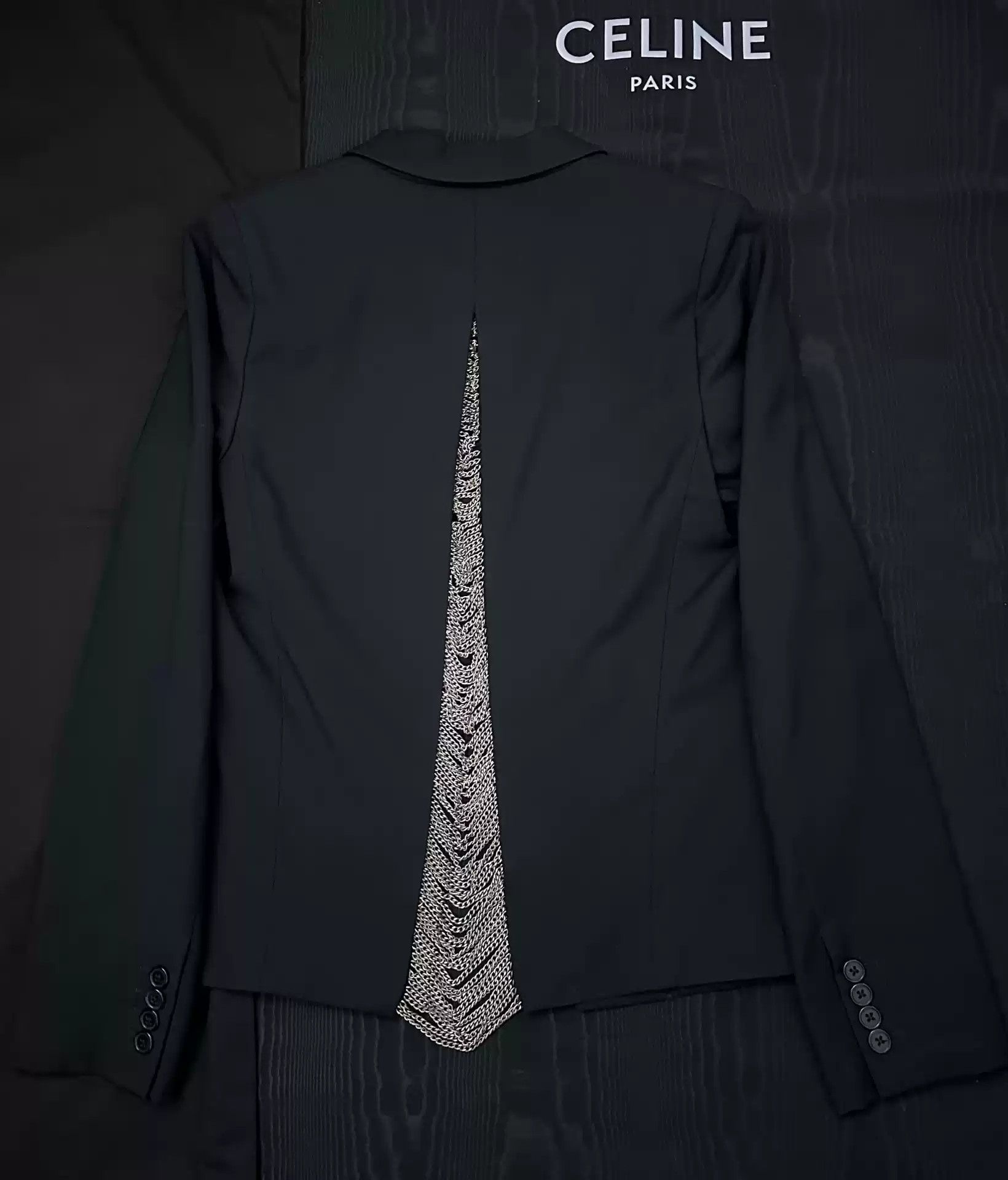 Saint Laurent Paris Saint Laurent Archive 14Ss Chain Blazer Size 46 Size US S / EU 44-46 / 1 - 1 Thumbnail