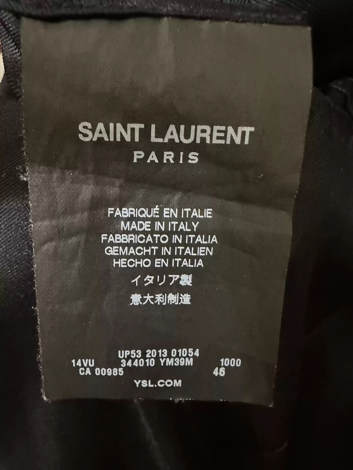 Saint Laurent Paris Saint Laurent Archive 14Ss Chain Blazer Size 46 Size US S / EU 44-46 / 1 - 3 Thumbnail