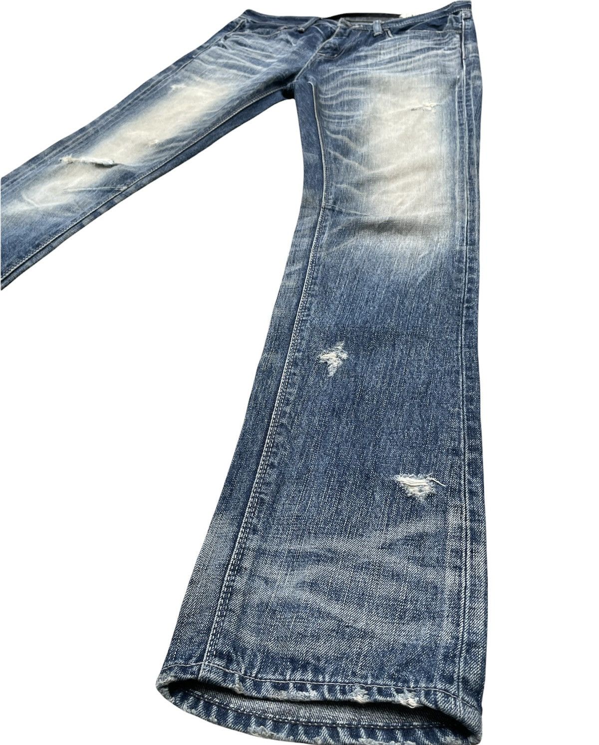 GOSTAR DE FUGA Gostar De Fuga Aging Distressed Denim Size US 32 / EU 48 - 4 Thumbnail