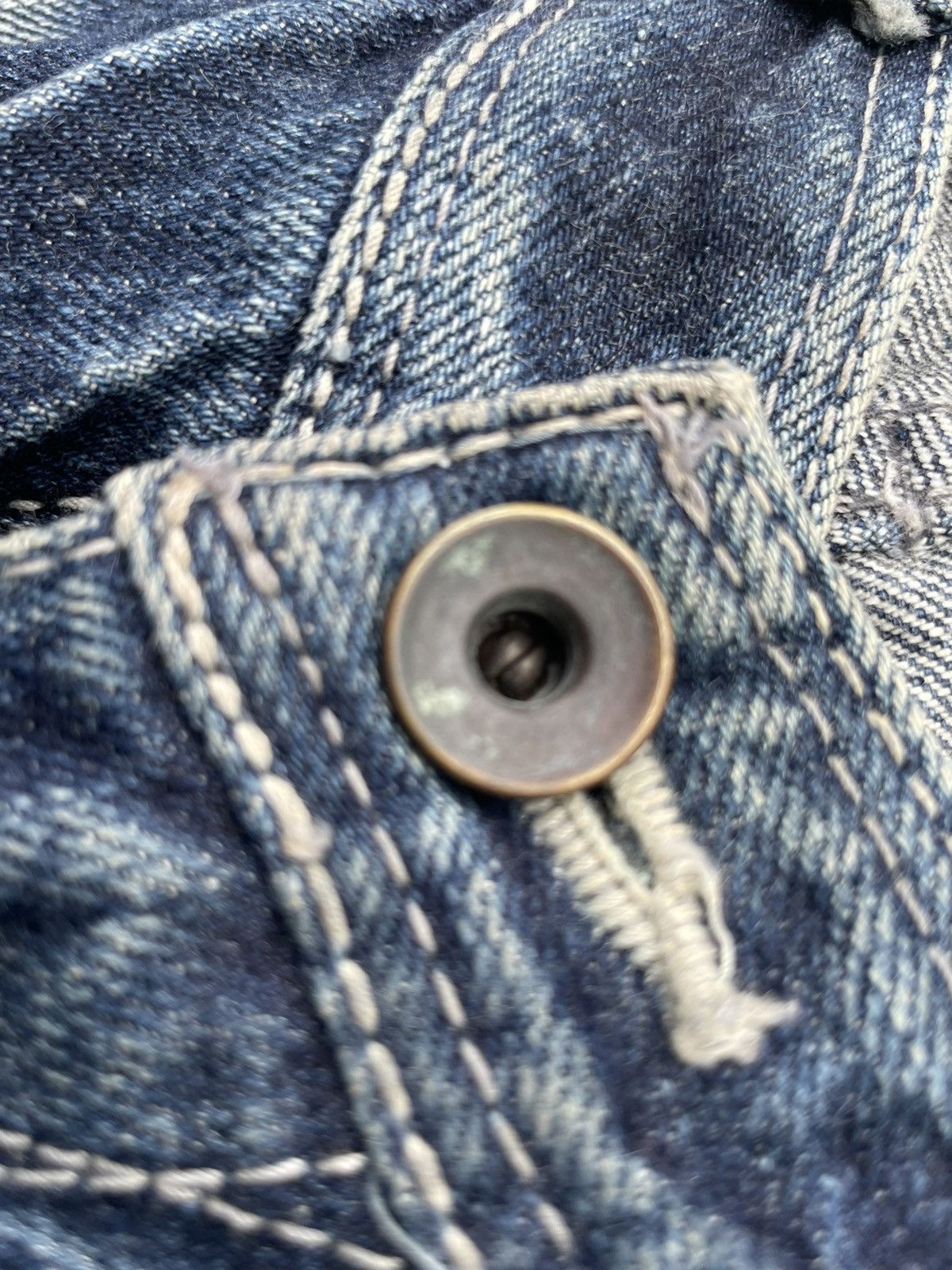 GOSTAR DE FUGA Gostar De Fuga Aging Distressed Denim Size US 32 / EU 48 - 23 Thumbnail