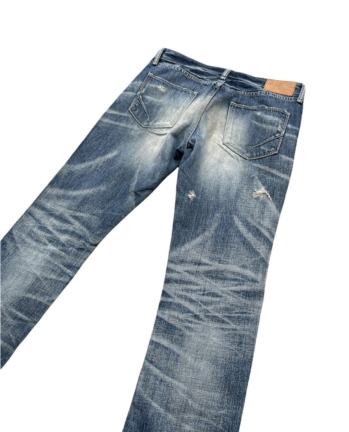 GOSTAR DE FUGA Gostar De Fuga Aging Distressed Denim Size US 32 / EU 48 - 13 Thumbnail