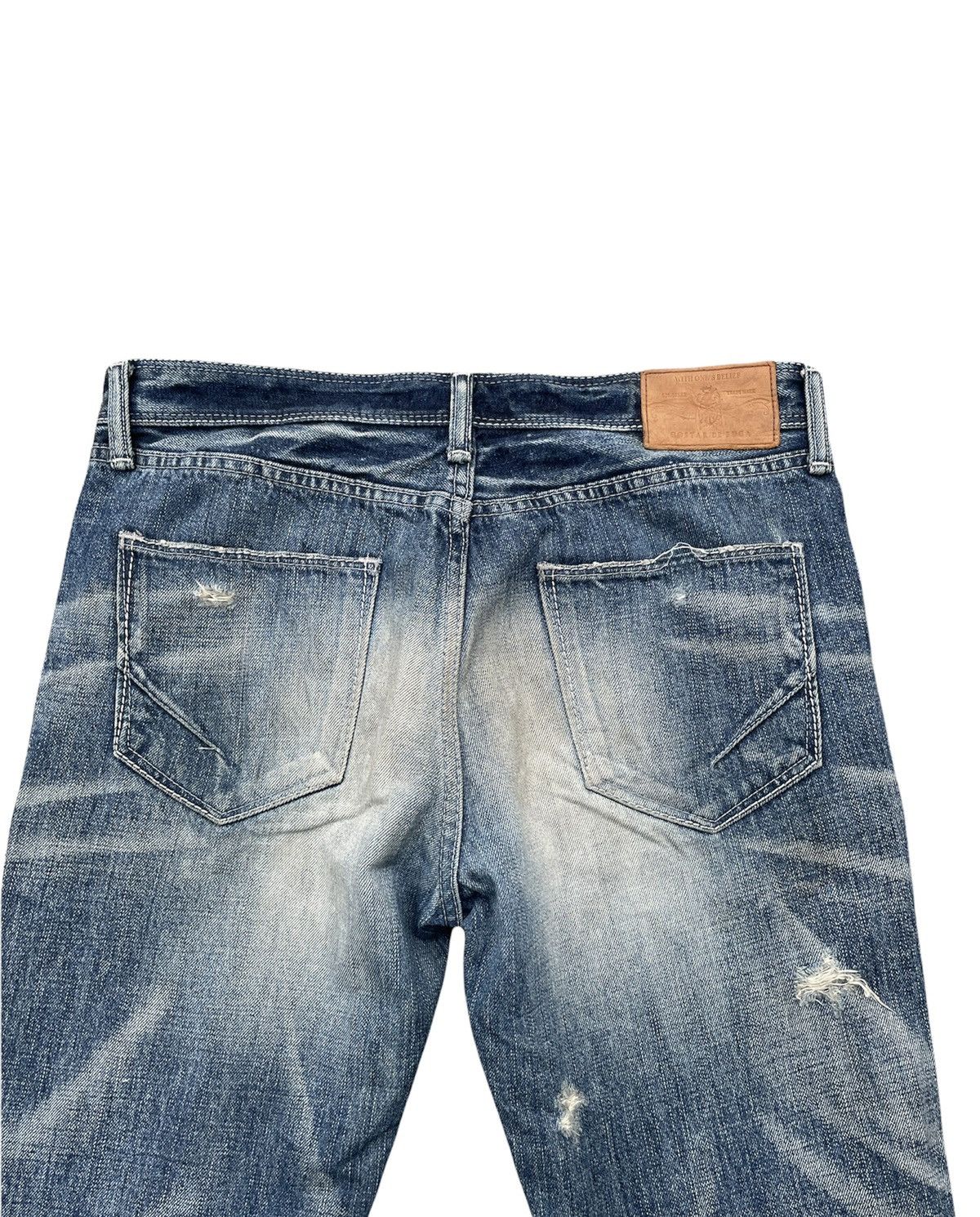 GOSTAR DE FUGA Gostar De Fuga Aging Distressed Denim Size US 32 / EU 48 - 14 Thumbnail