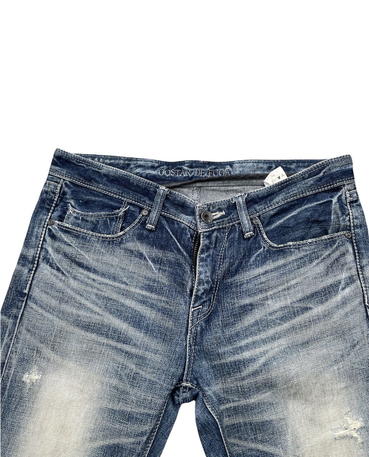 GOSTAR DE FUGA Gostar De Fuga Aging Distressed Denim Size US 32 / EU 48 - 9 Thumbnail