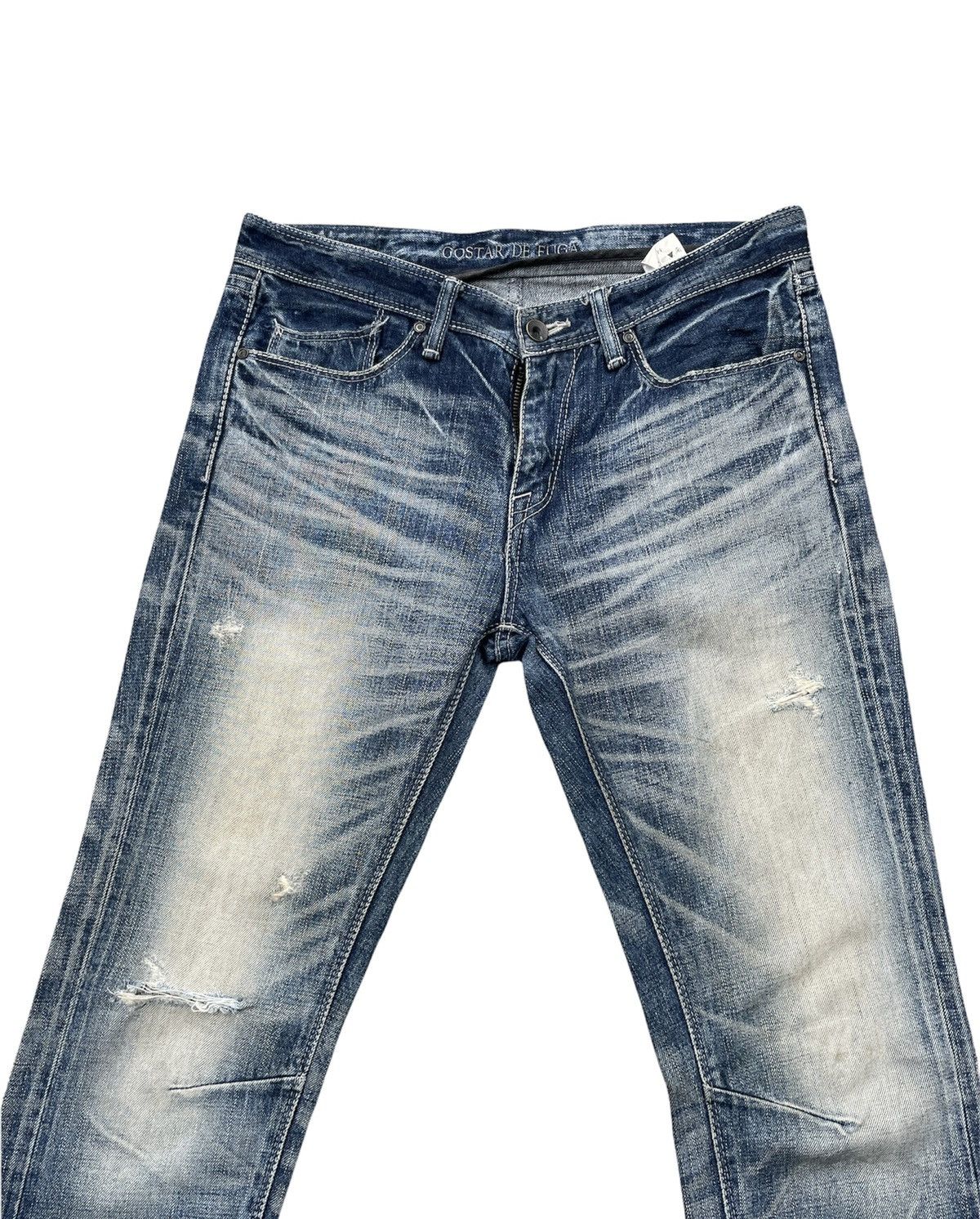 GOSTAR DE FUGA Gostar De Fuga Aging Distressed Denim Size US 32 / EU 48 - 6 Thumbnail