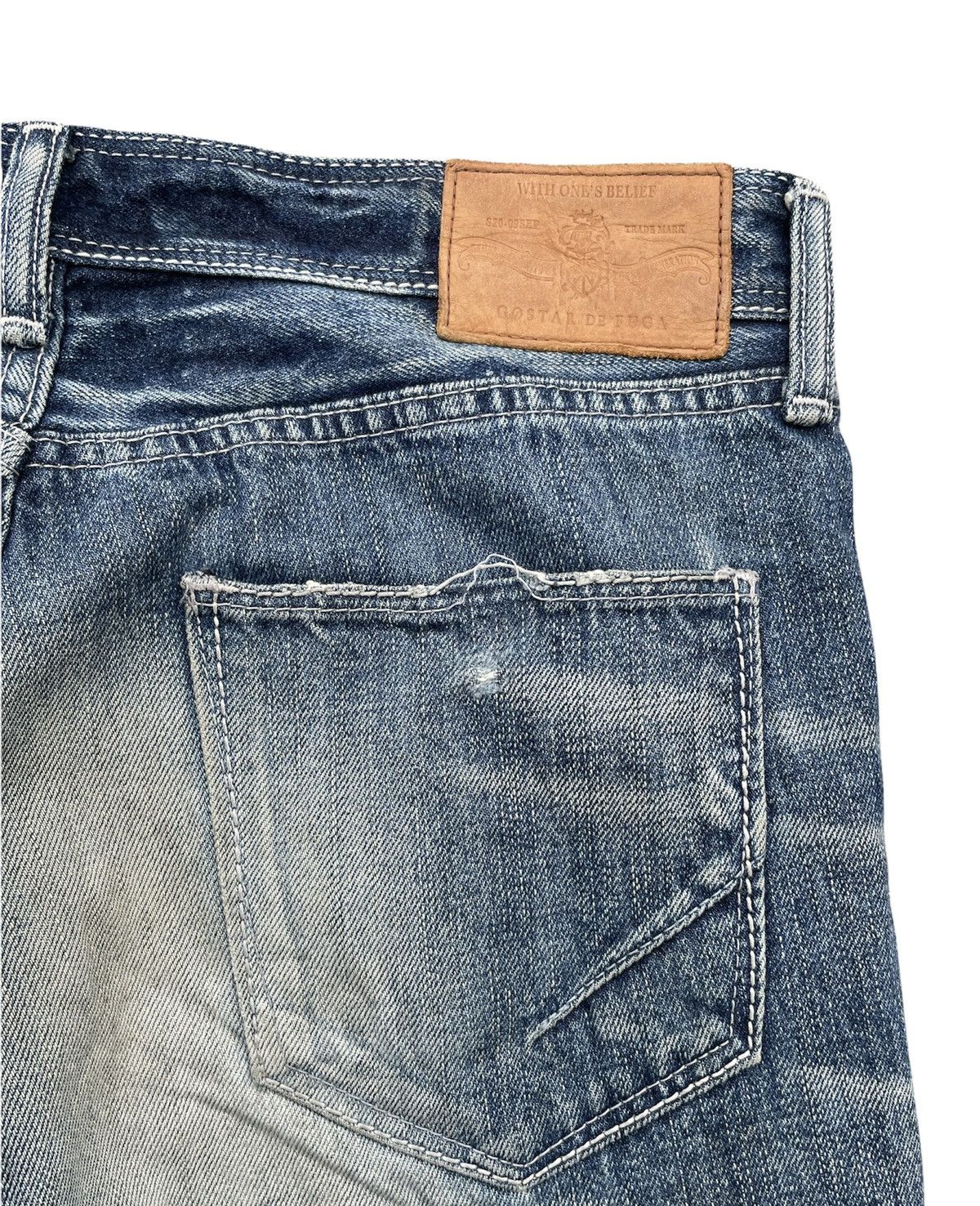 GOSTAR DE FUGA Gostar De Fuga Aging Distressed Denim Size US 32 / EU 48 - 16 Thumbnail