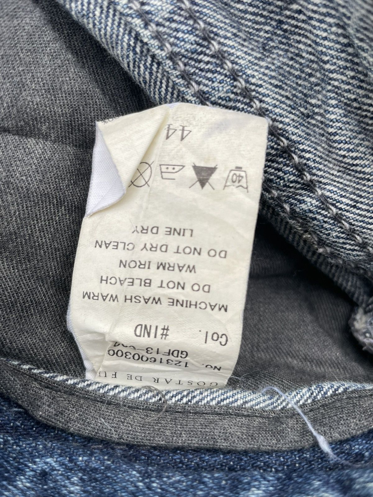 GOSTAR DE FUGA Gostar De Fuga Aging Distressed Denim Size US 32 / EU 48 - 20 Thumbnail
