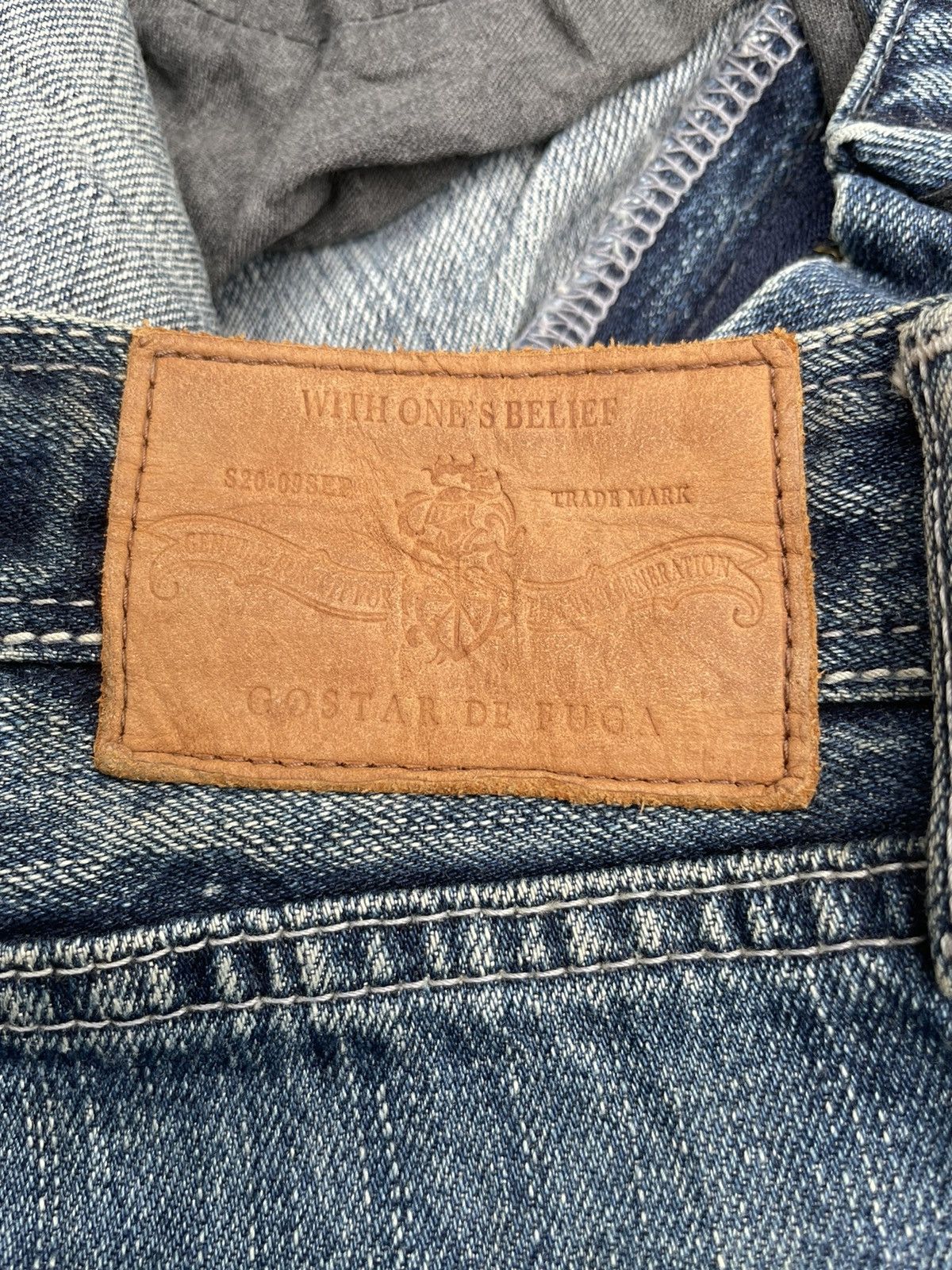 GOSTAR DE FUGA Gostar De Fuga Aging Distressed Denim Size US 32 / EU 48 - 18 Thumbnail