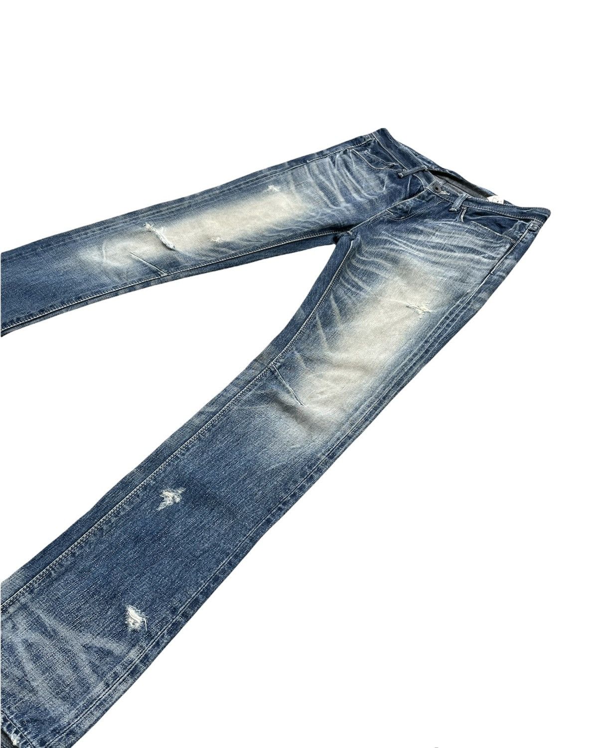 GOSTAR DE FUGA Gostar De Fuga Aging Distressed Denim Size US 32 / EU 48 - 3 Thumbnail