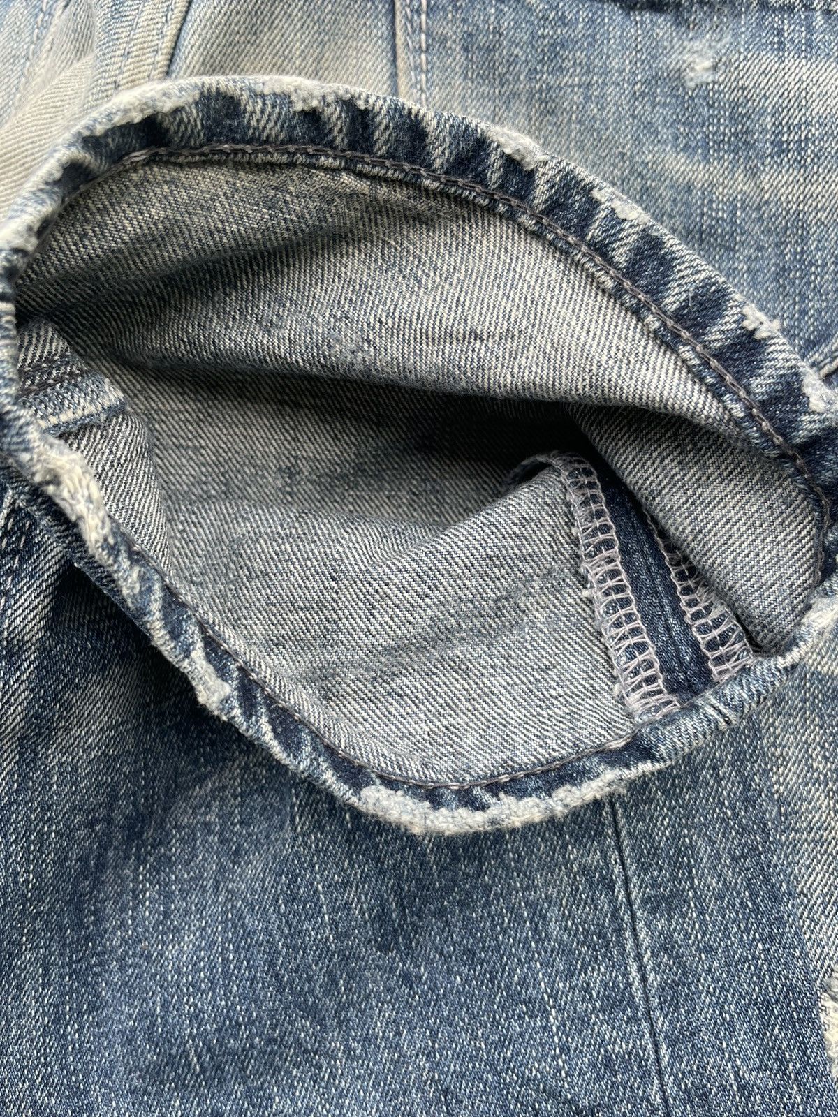 GOSTAR DE FUGA Gostar De Fuga Aging Distressed Denim Size US 32 / EU 48 - 17 Thumbnail