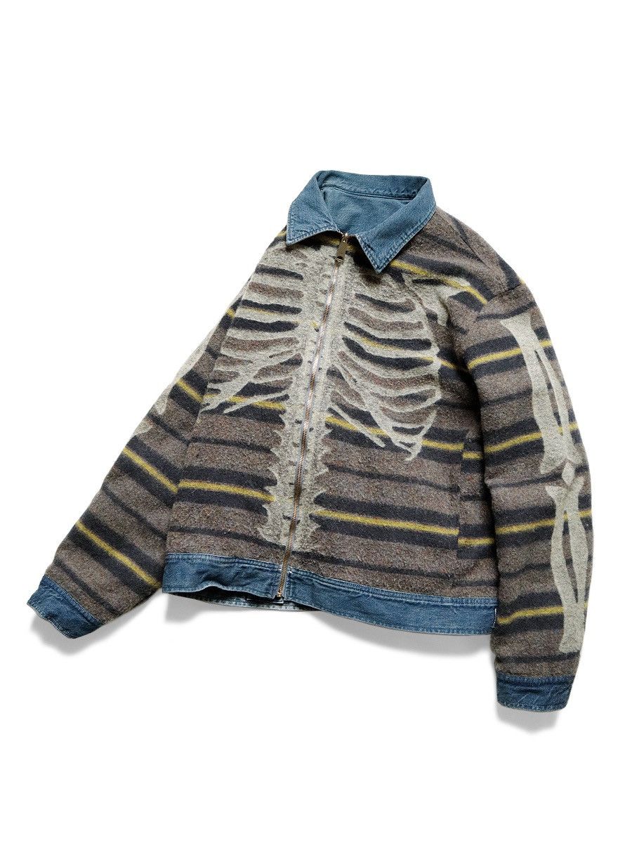 Kapital Kaoital 11.5oz Denim Bone Lining Reversible Work Zip u Size US L / EU 52-54 / 3 - 7 Thumbnail