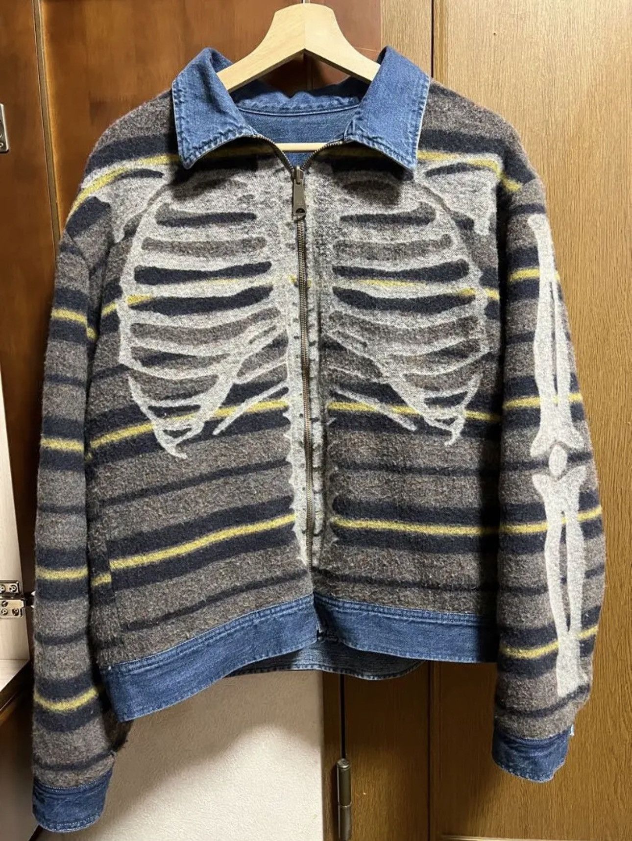 Kapital Kaoital 11.5oz Denim Bone Lining Reversible Work Zip u Size US L / EU 52-54 / 3 - 9 Thumbnail