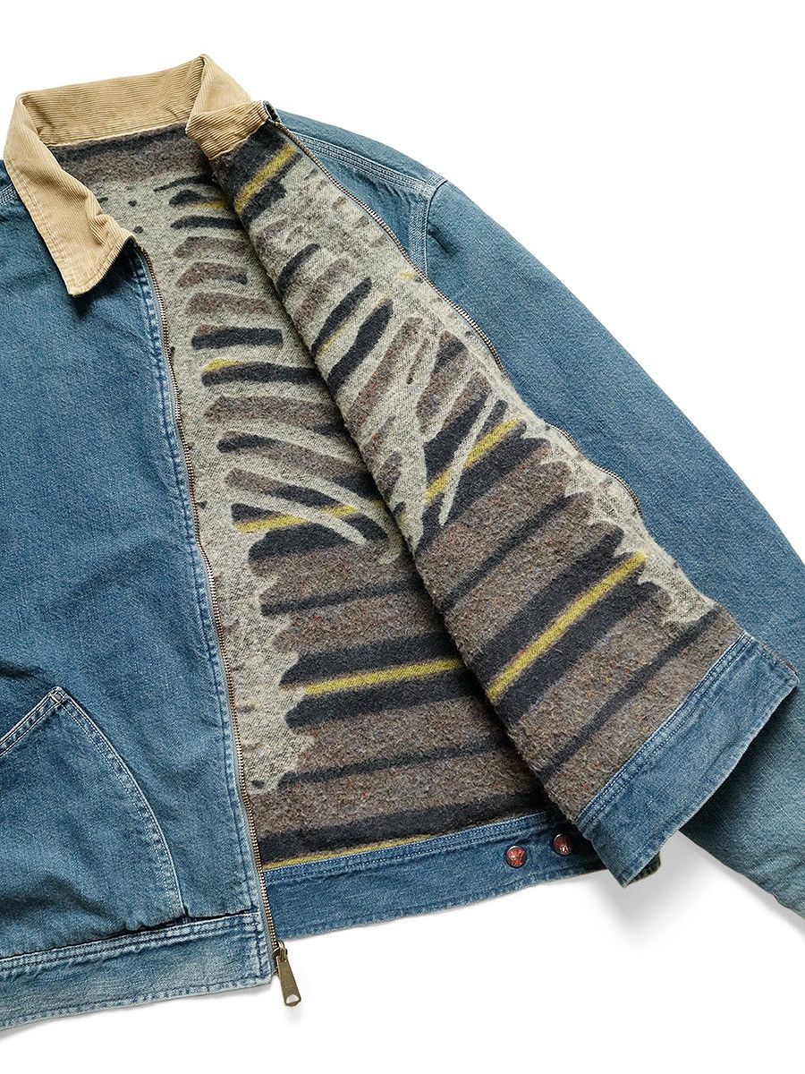 Kapital Kaoital 11.5oz Denim Bone Lining Reversible Work Zip u Size US L / EU 52-54 / 3 - 5 Thumbnail