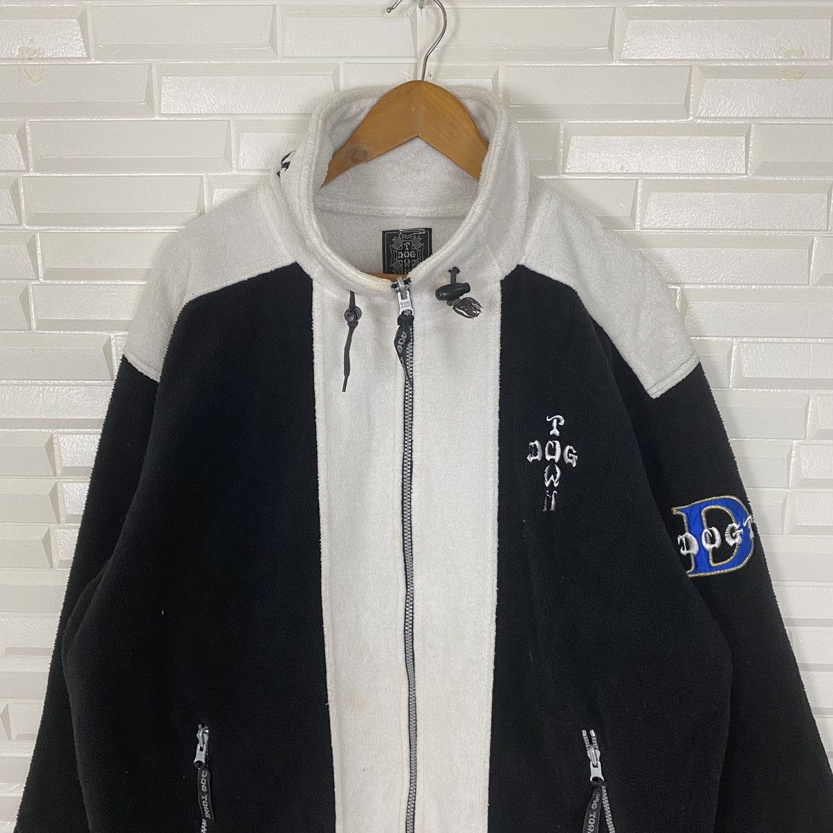 Dogtown × Japanese Brand × Vintage DOGTOWN EMBROIDERED LOGO FLEECE ZIPPER JACKET Size US L / EU 52-54 / 3 - 3 Thumbnail