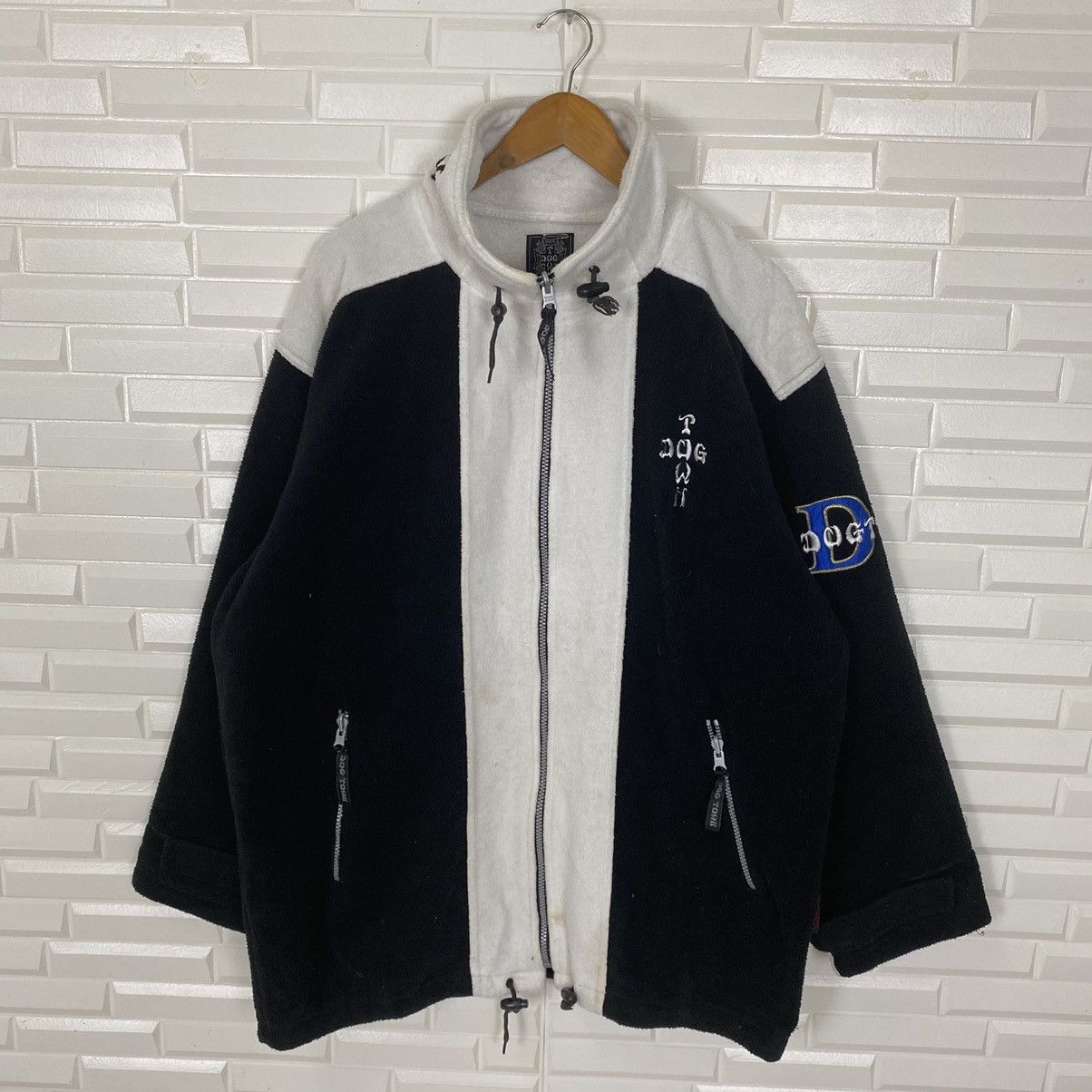 Dogtown × Japanese Brand × Vintage DOGTOWN EMBROIDERED LOGO FLEECE ZIPPER JACKET Size US L / EU 52-54 / 3 - 2 Thumbnail