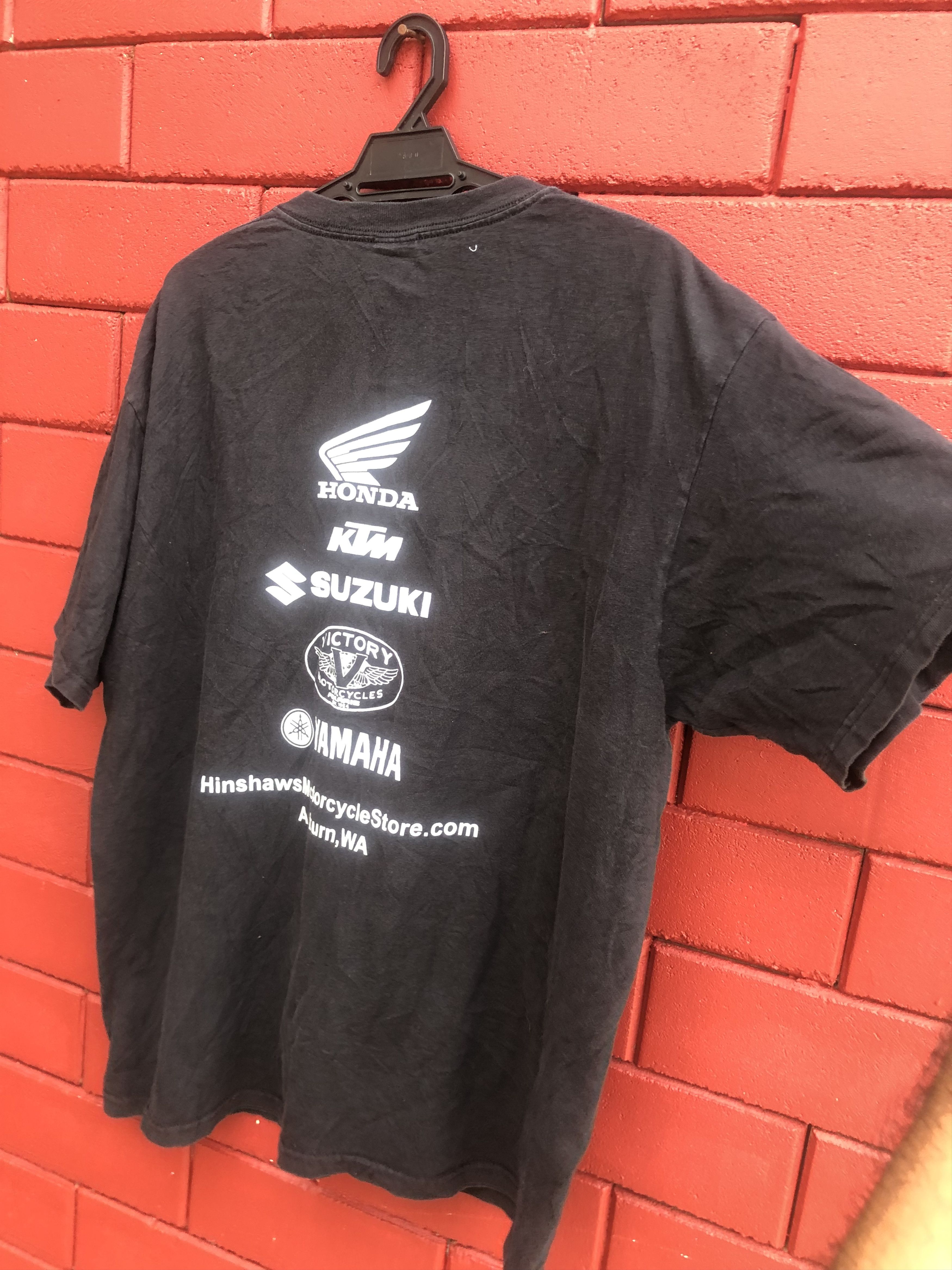 Honda × Vintage × Yamaha Vintage Yamaha Motorsport Label Streetwear Fashion Style Size US XL / EU 56 / 4 - 4 Thumbnail
