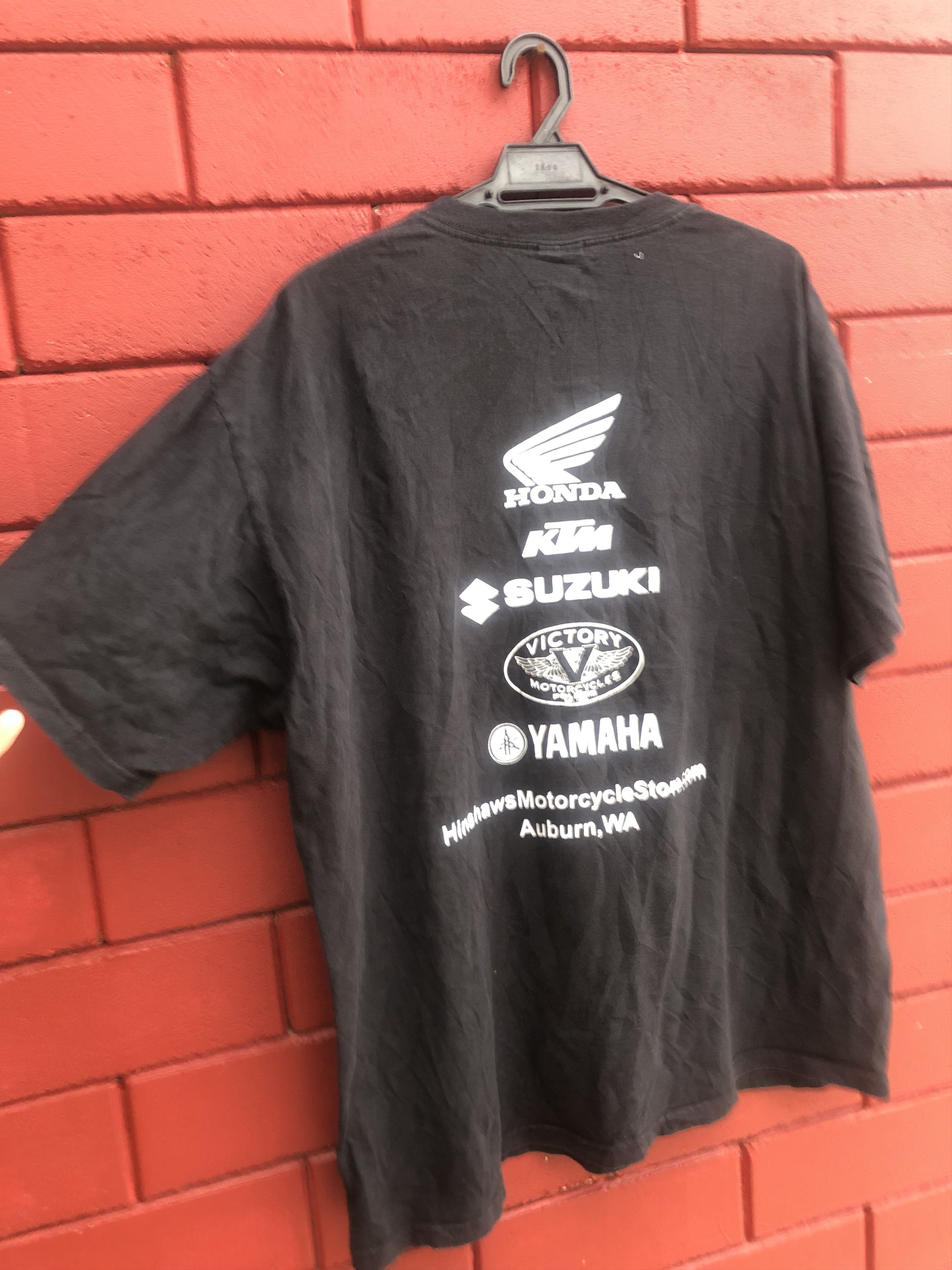 Honda × Vintage × Yamaha Vintage Yamaha Motorsport Label Streetwear Fashion Style Size US XL / EU 56 / 4 - 3 Thumbnail