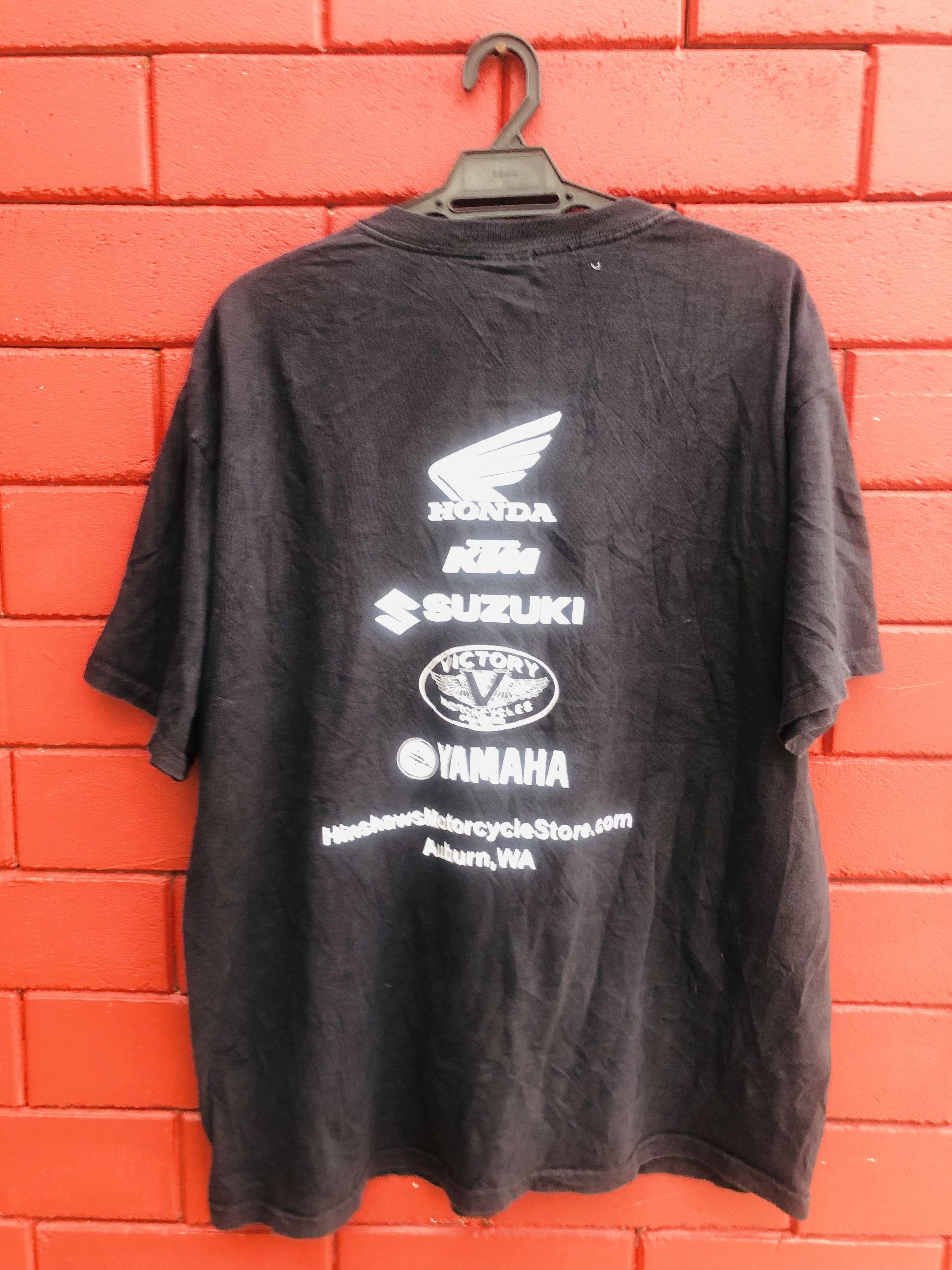 Honda × Vintage × Yamaha Vintage Yamaha Motorsport Label Streetwear Fashion Style Size US XL / EU 56 / 4 - 2 Thumbnail