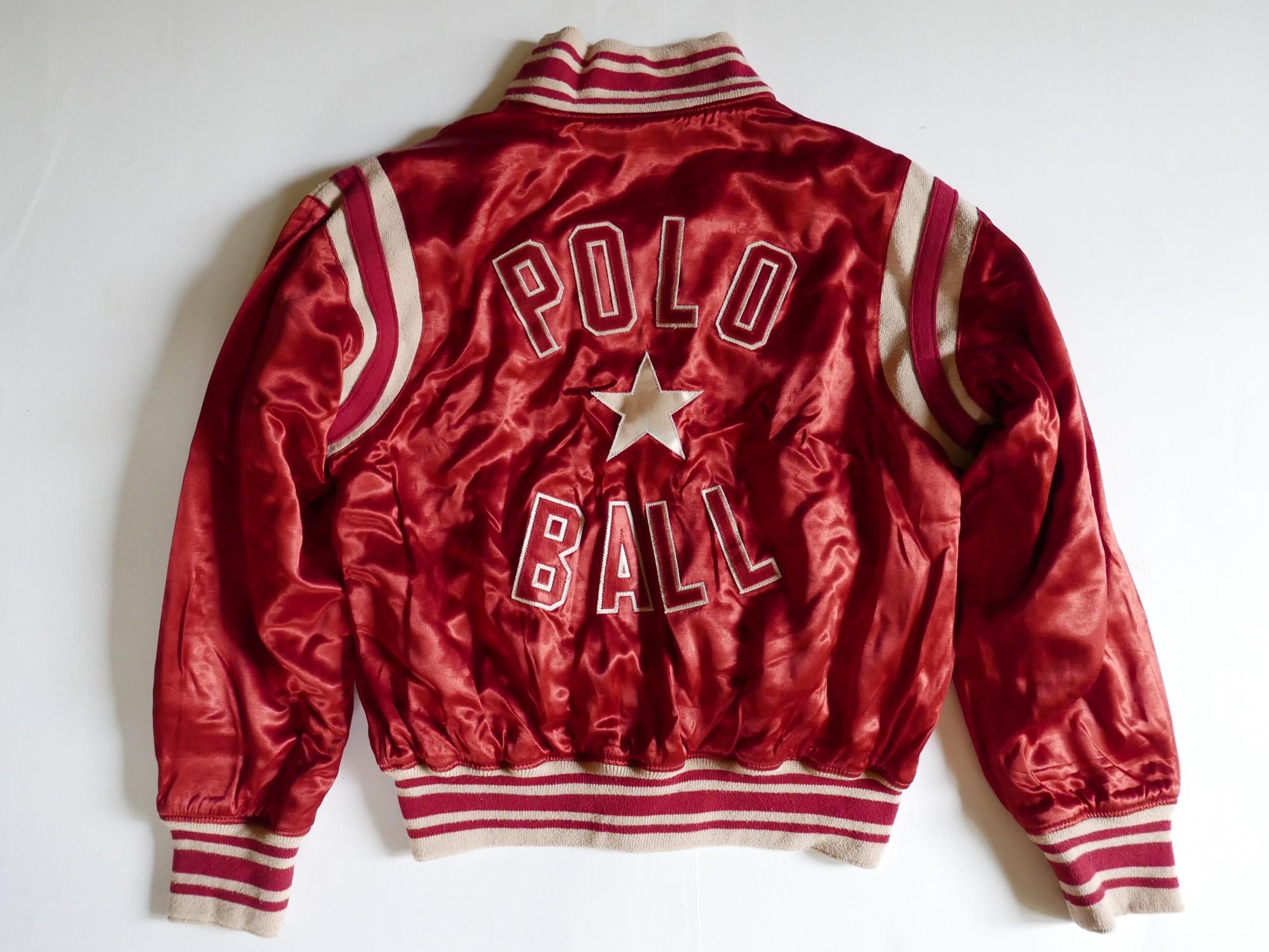 Polo Ralph Lauren Polo Ralph Lauren Satin Jacket Varsity Ball Vintage RARE M Size US M / EU 48-50 / 2 - 1 Thumbnail