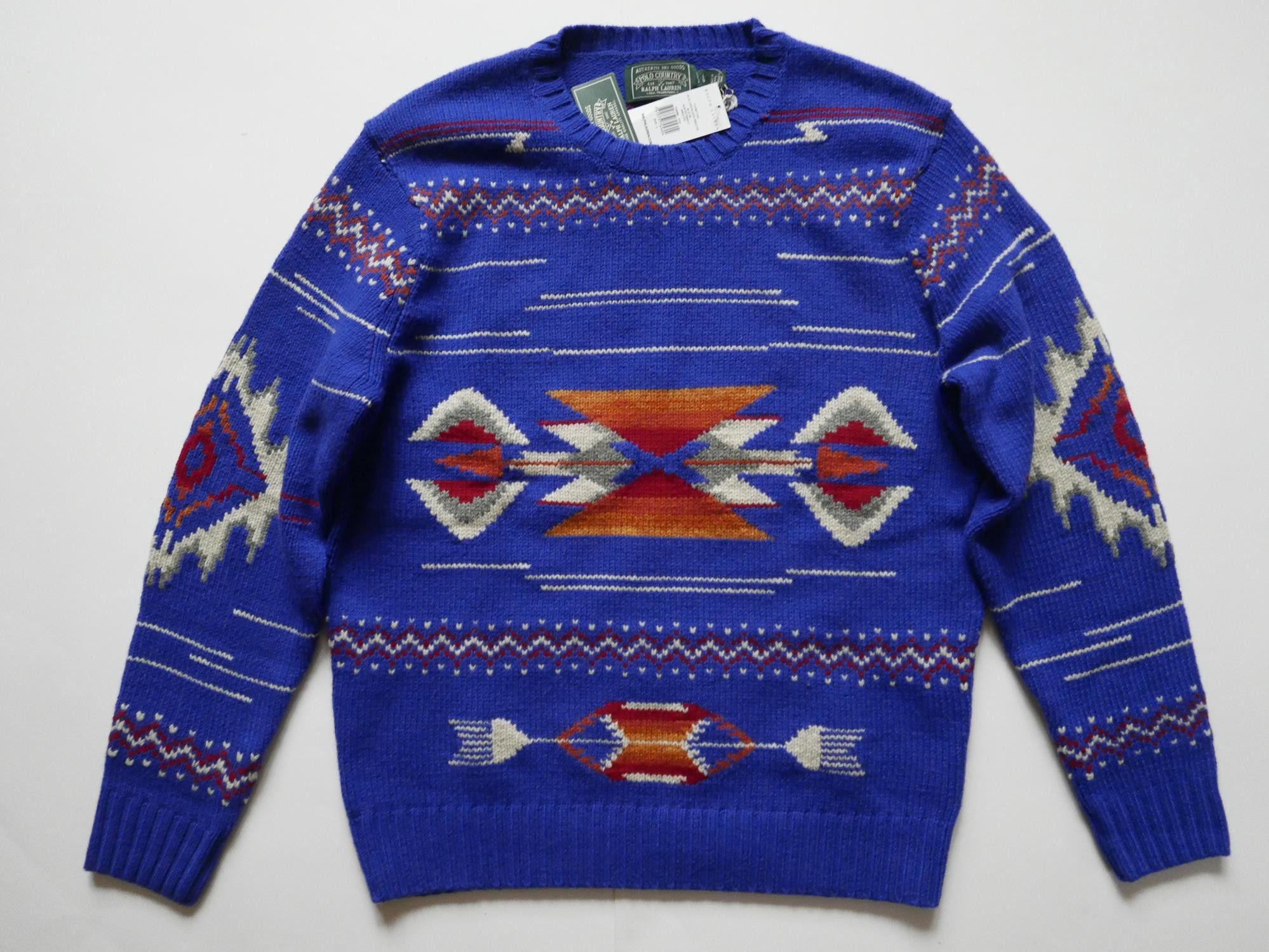 Polo Ralph Lauren Polo Ralph Lauren Country Sweater Aztec Knit NWT RARE L Size US L / EU 52-54 / 3 - 2 Thumbnail