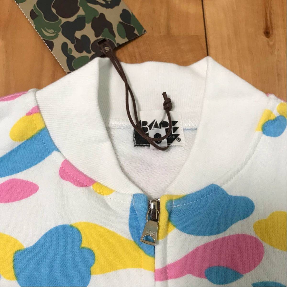 Bape BAPE cotton candy camo sweat bomber jacket Size US S / EU 44-46 / 1 - 3 Thumbnail