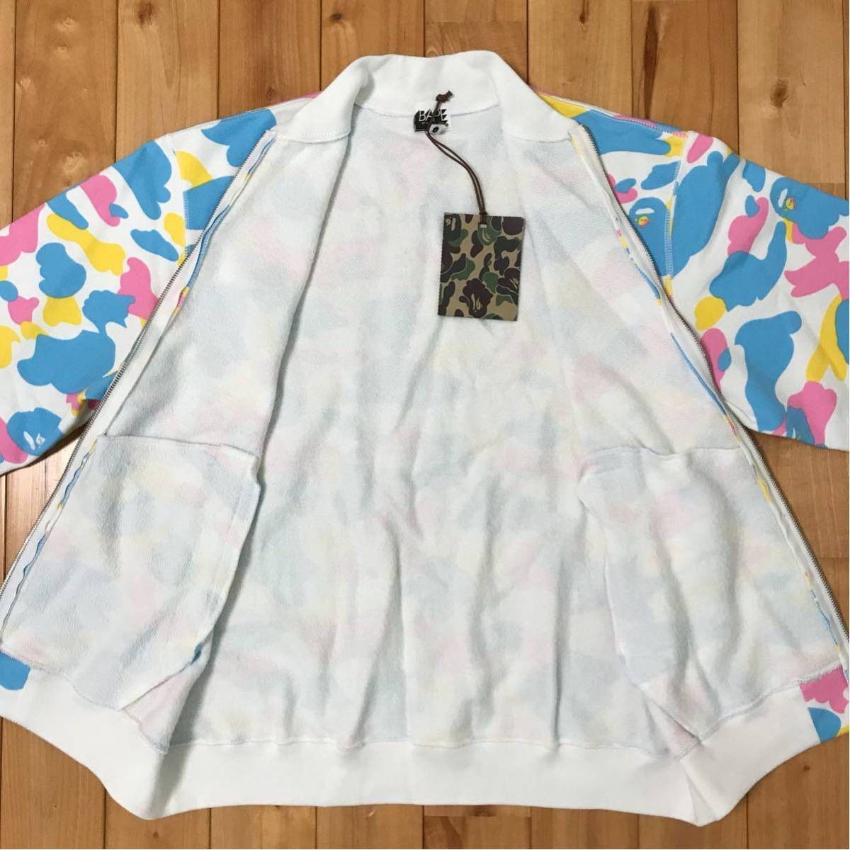 Bape BAPE cotton candy camo sweat bomber jacket Size US S / EU 44-46 / 1 - 2 Thumbnail