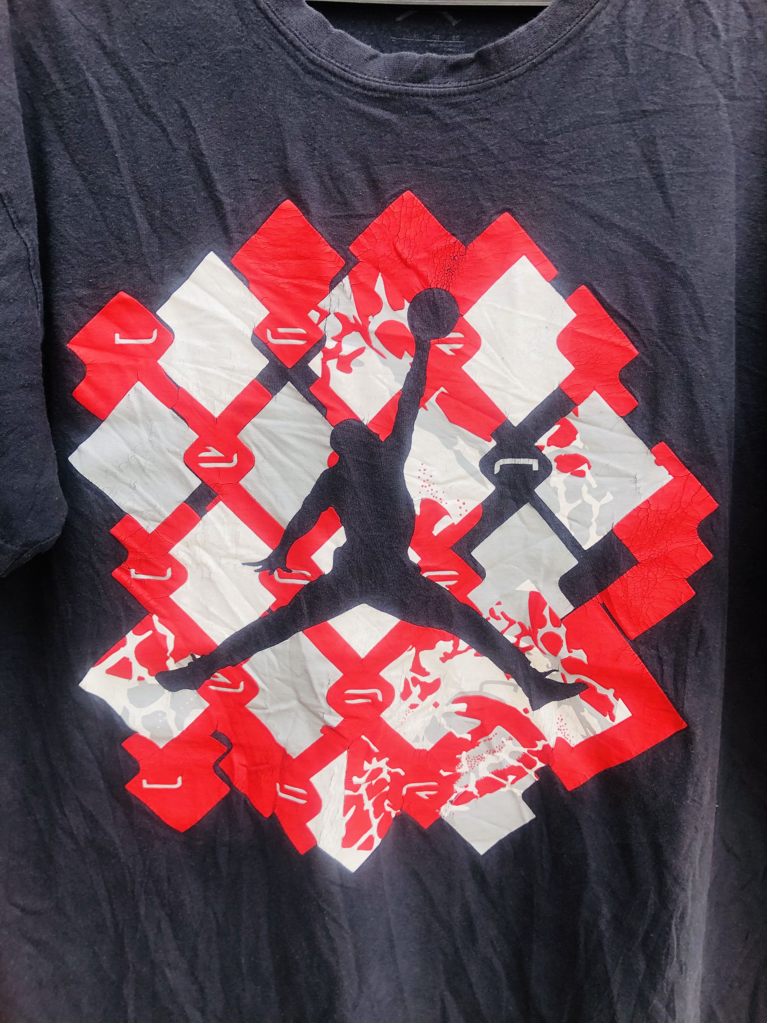 Jordan Brand × Vintage Vintage Air Jordan Streetwear Fashion Style Shirt Size US L / EU 52-54 / 3 - 3 Thumbnail