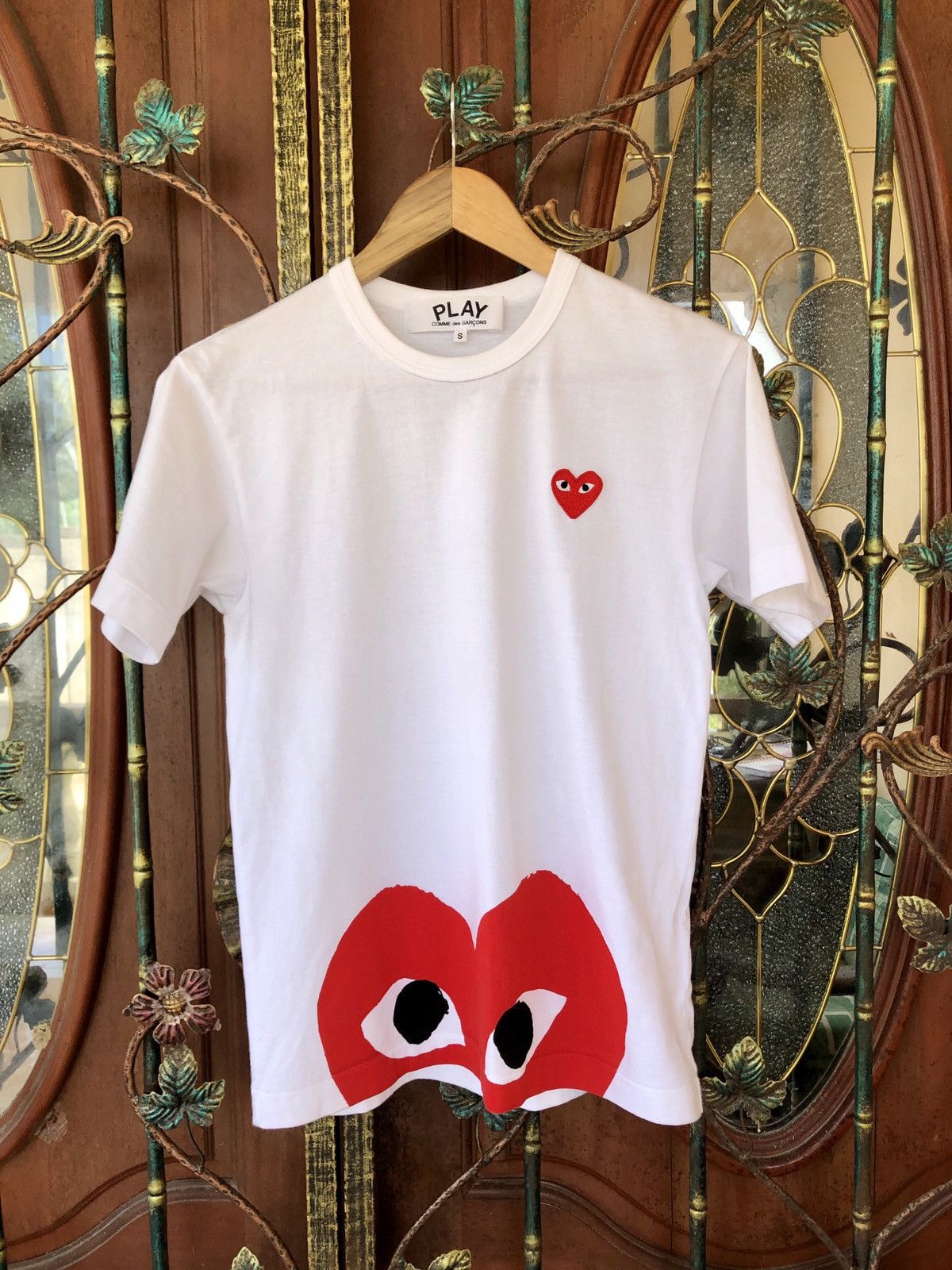 Comme des Garcons × Comme des Garcons PLAY Comme des garçons play Short sleeve Heart logo print T-shirt Size US S / EU 44-46 / 1 - 2 Thumbnail