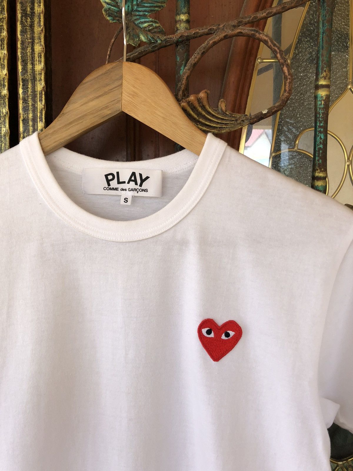 Comme des Garcons × Comme des Garcons PLAY Comme des garçons play Short sleeve Heart logo print T-shirt Size US S / EU 44-46 / 1 - 3 Thumbnail