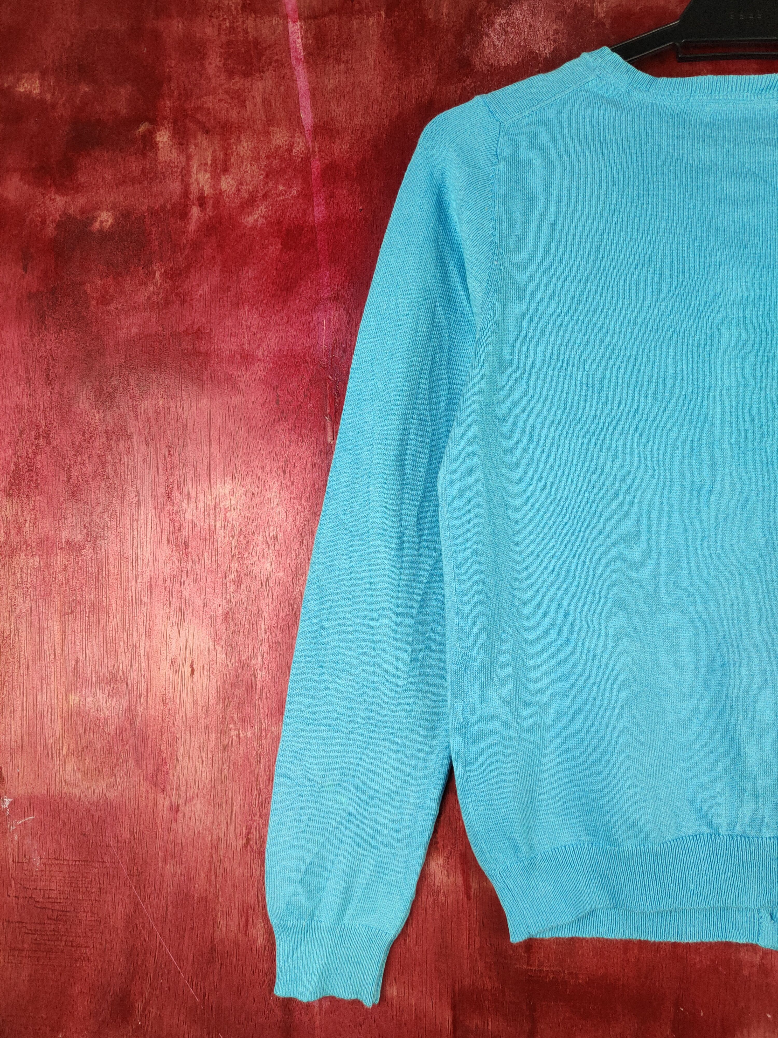 Japanese Brand a.v.v Standard Blue Cardigan knitwear japan vintage #S940 Size M / US 6-8 / IT 42-44 - 8 Thumbnail