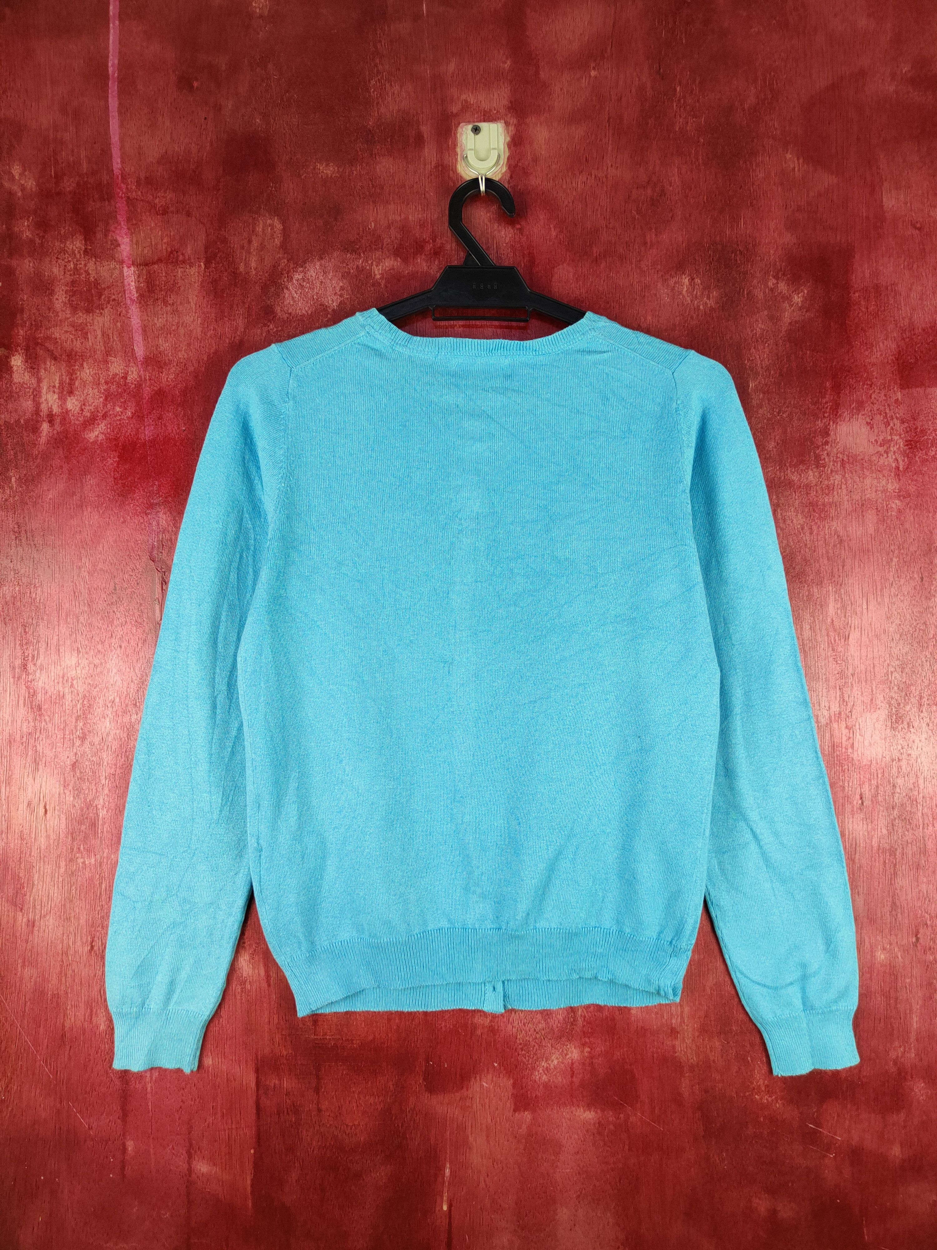 Japanese Brand a.v.v Standard Blue Cardigan knitwear japan vintage #S940 Size M / US 6-8 / IT 42-44 - 7 Thumbnail