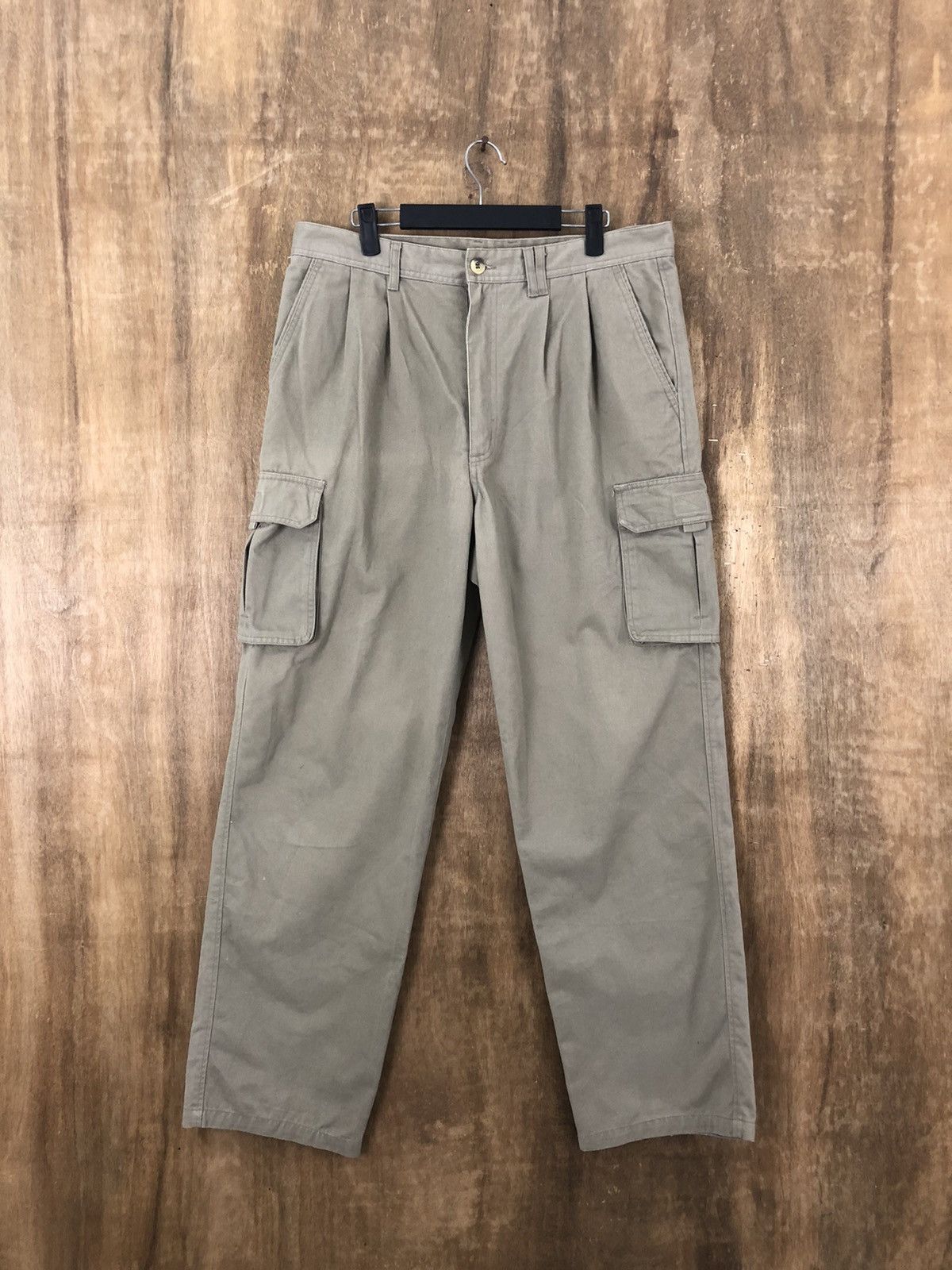 image of Vintage Brown Cargo Multipocket Pants 6222, Men's (Size 33)