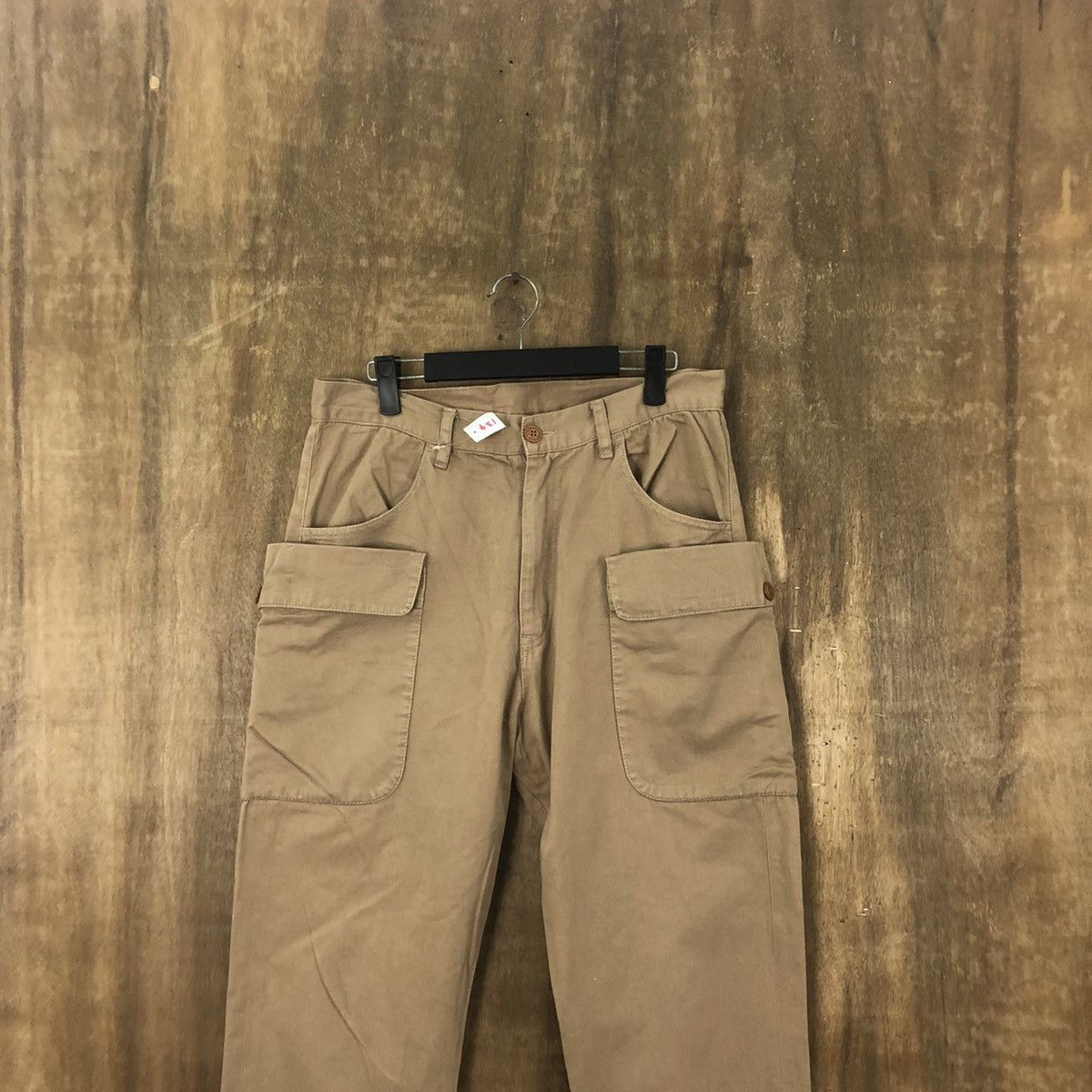 Japanese Brand Mind Blow big pocket Brown Multipocket Cargo pants #6277 Size US 31 - 2 Thumbnail