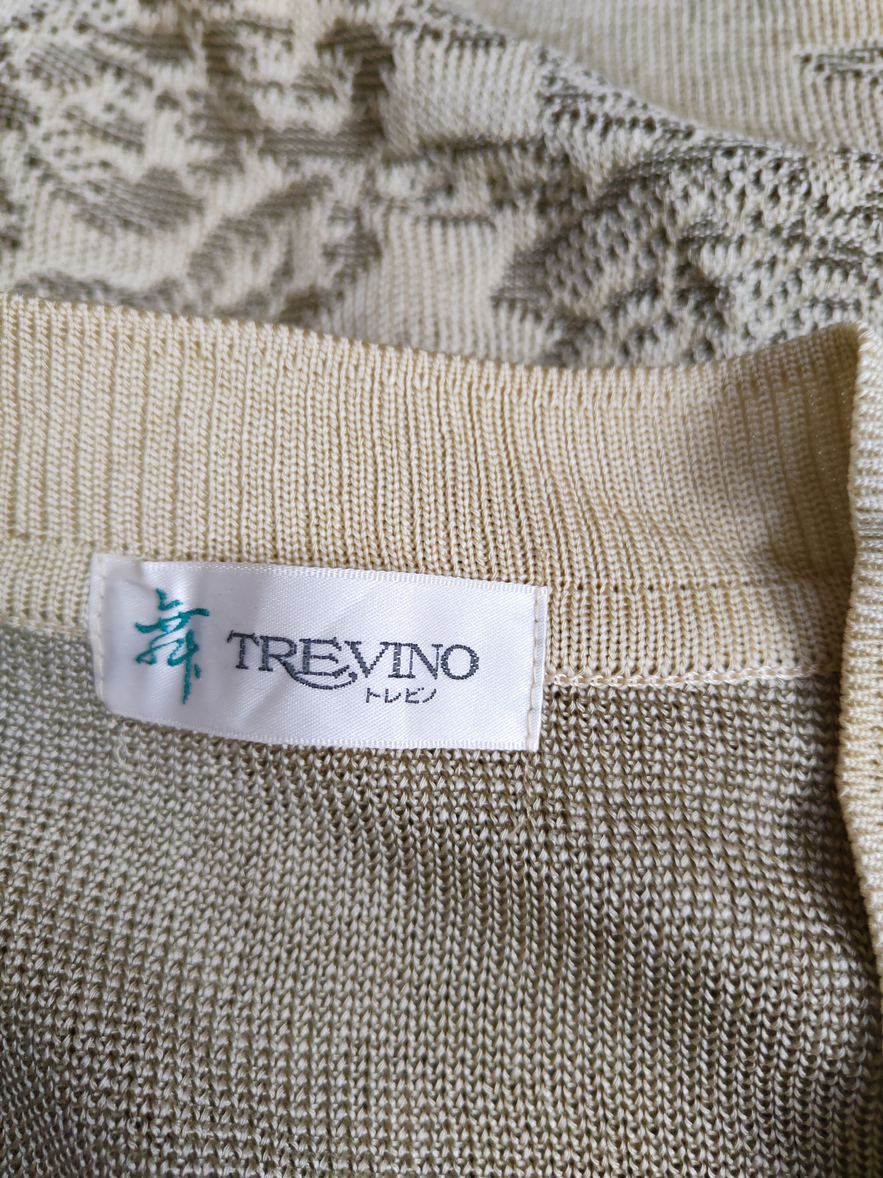 Vintage Trevino art flower Gold/brown Cardigan knitwear #S938 Size L / US 10 / IT 46 - 11 Thumbnail