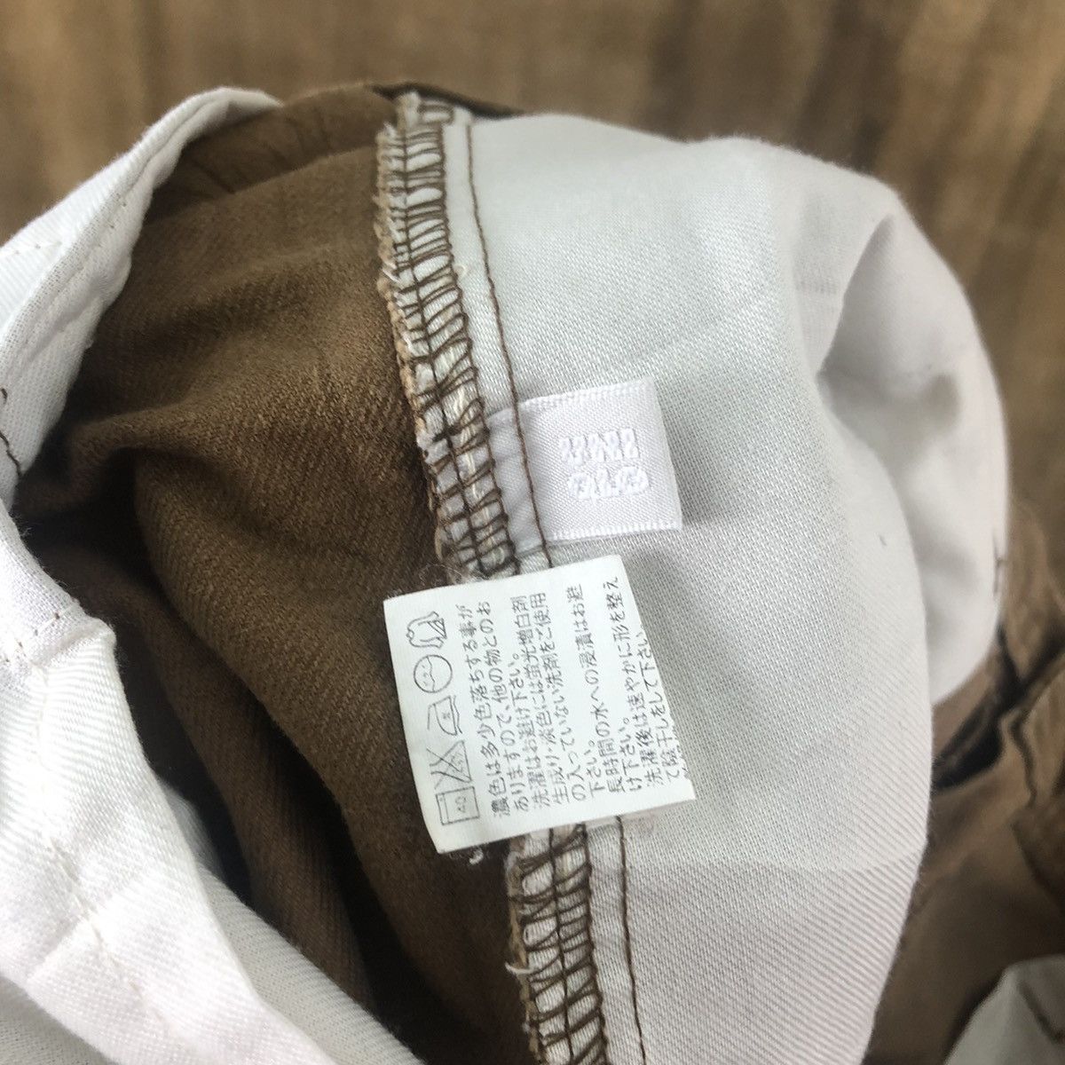 Japanese Brand Uniqlo vintage japan Brown Casual cargo pants #6298 Size US 32 / EU 48 - 11 Thumbnail