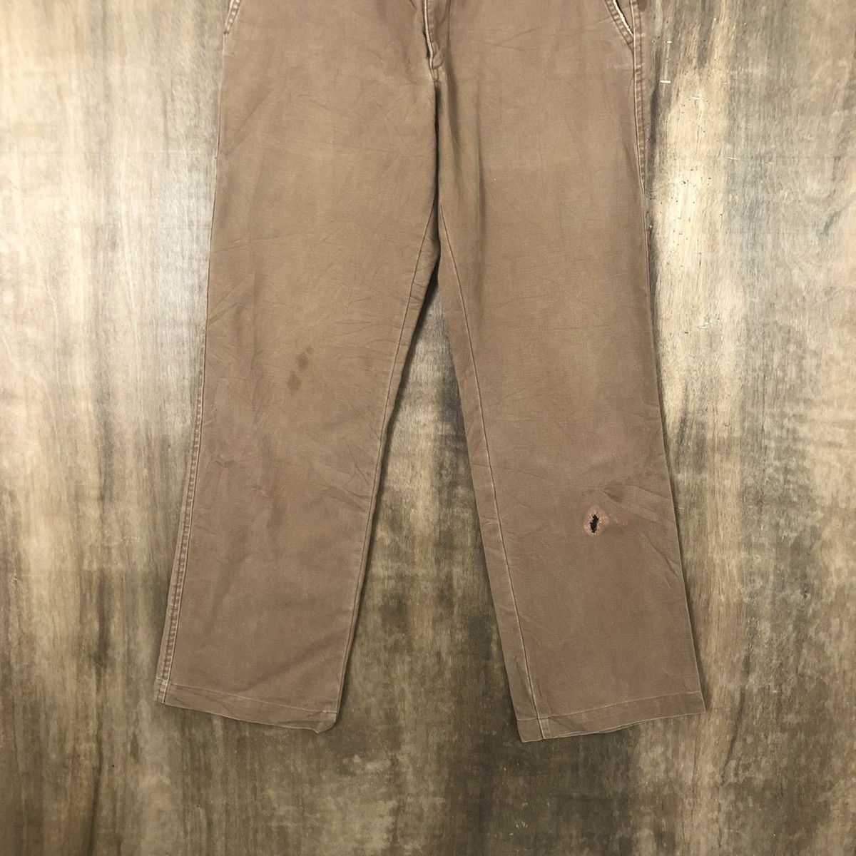 Japanese Brand Uniqlo vintage japan Brown Casual cargo pants #6298 Size US 32 / EU 48 - 3 Thumbnail
