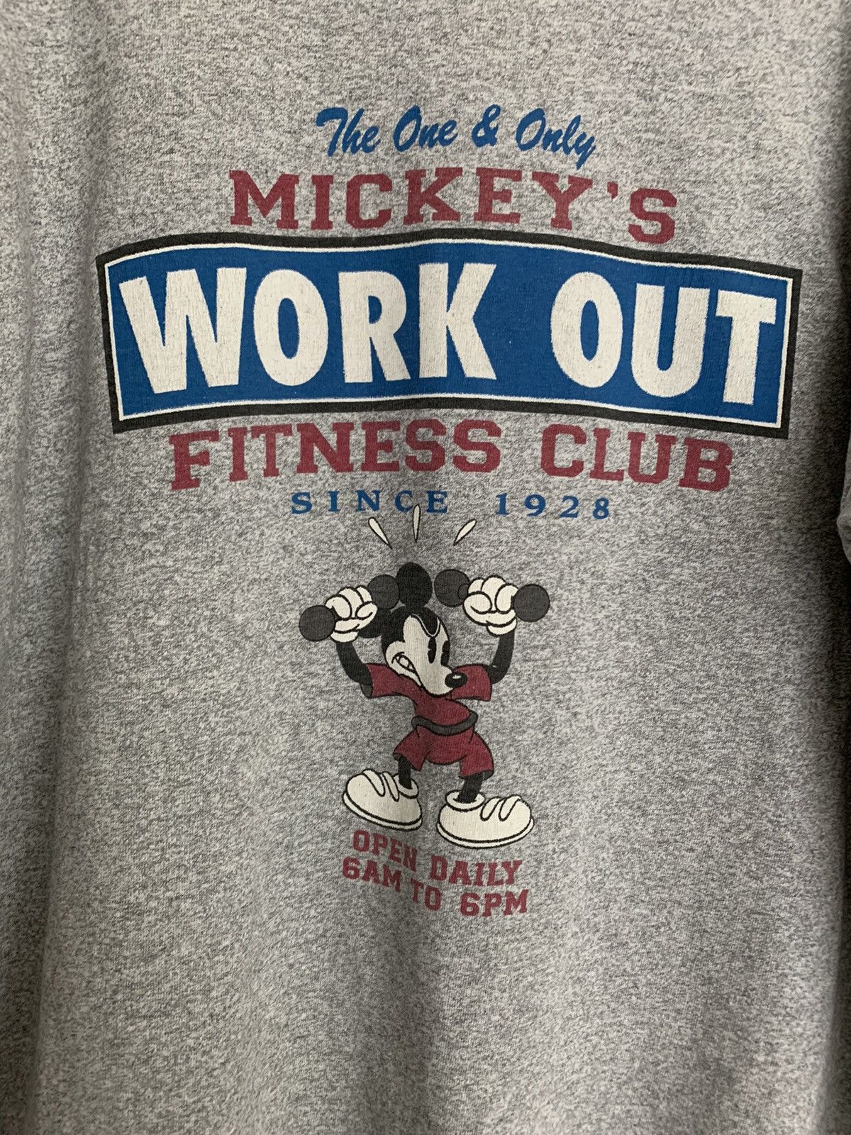 Mickey Mouse Vintage Mickey Mouse Workout tshirt tee Size US XL / EU 56 / 4 - 1 Thumbnail