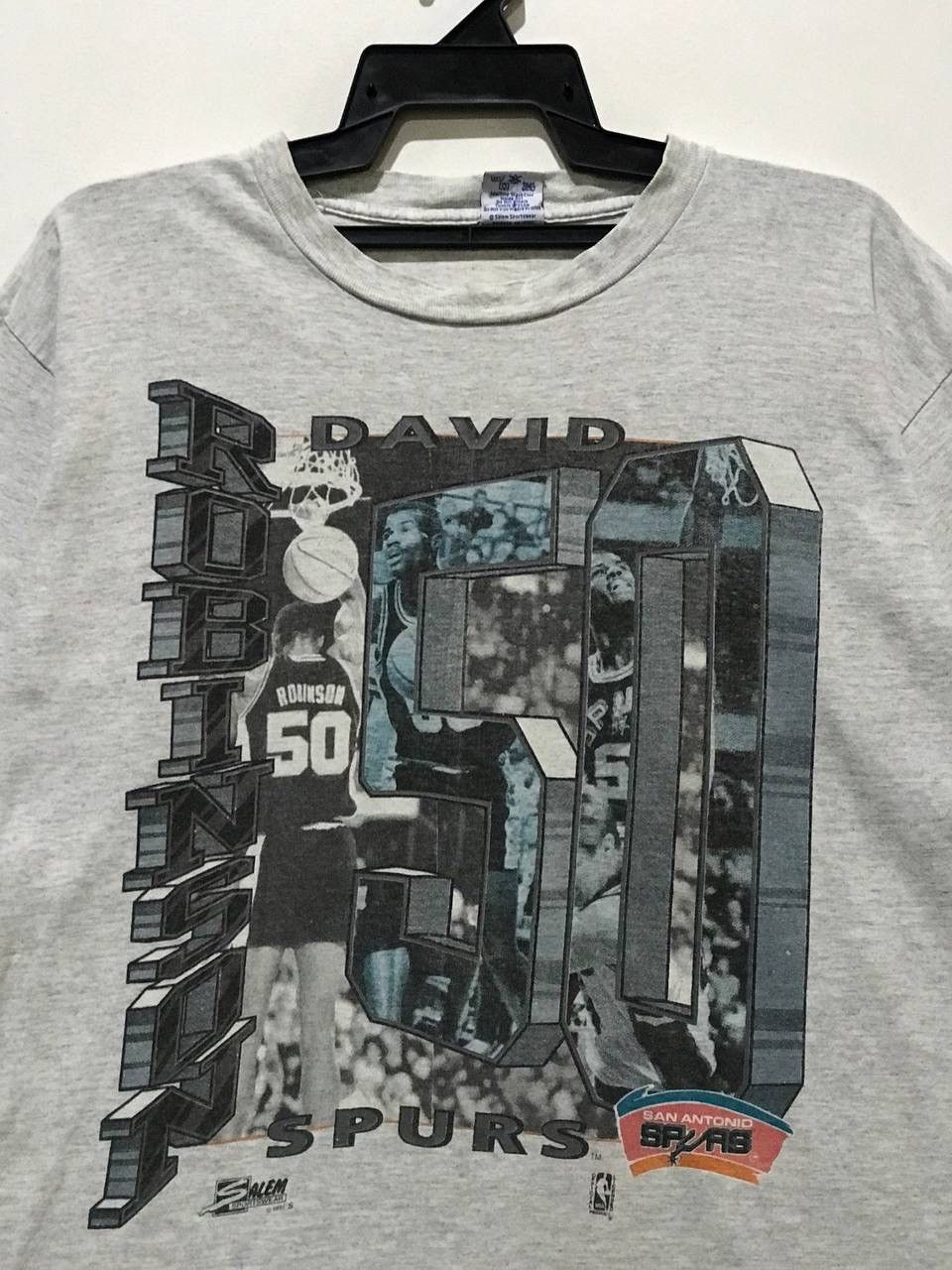 NBA Vintage rare David Robinson San Antonio Spurs Size US L / EU 52-54 / 3 - 2 Thumbnail