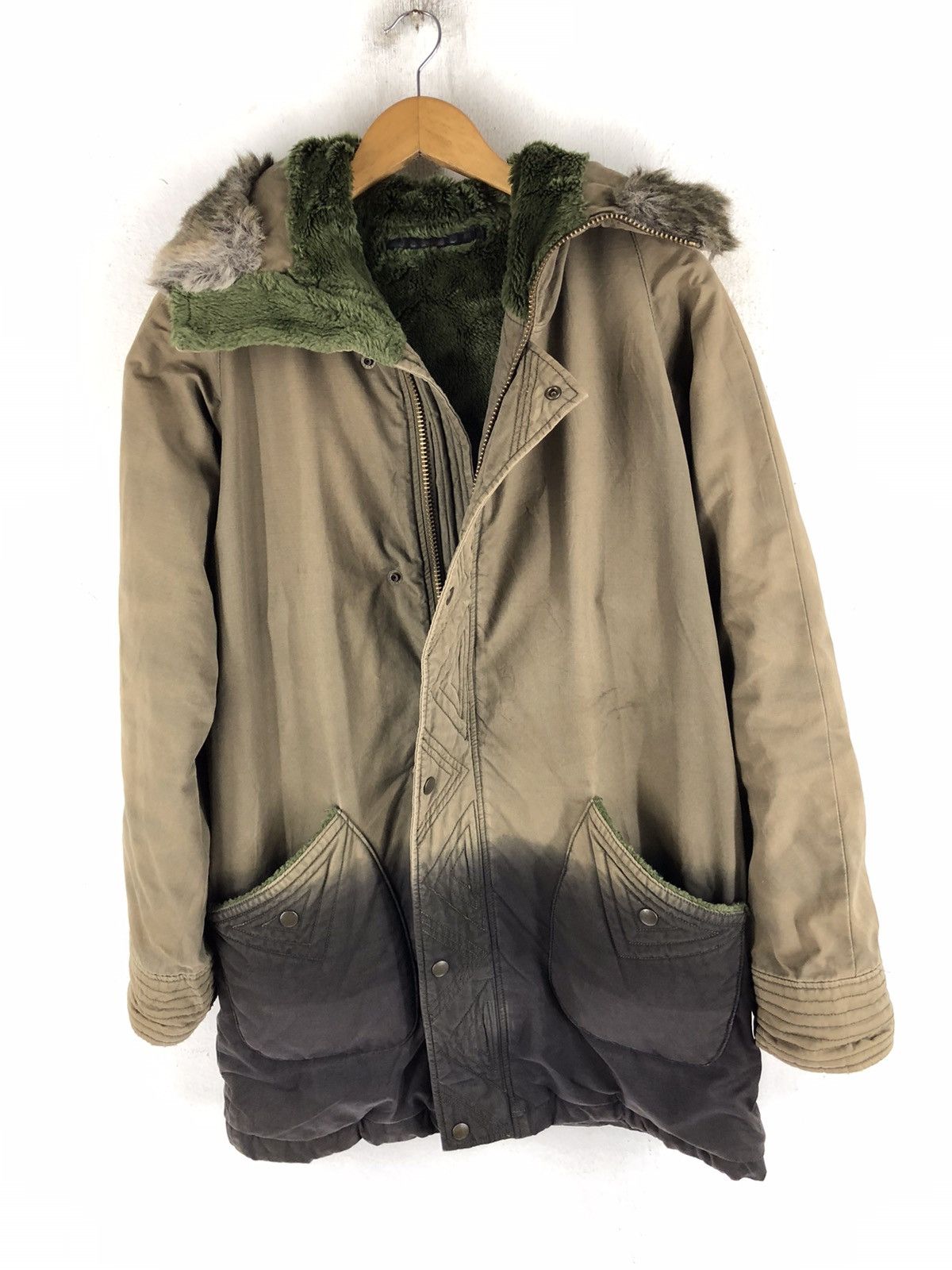 Japanese Brand 🔥AW08 ARCHI PARKA FUR LINING TWO TONE COLOR MADE IN JAPAN Size US S / EU 44-46 / 1 - 2 Thumbnail